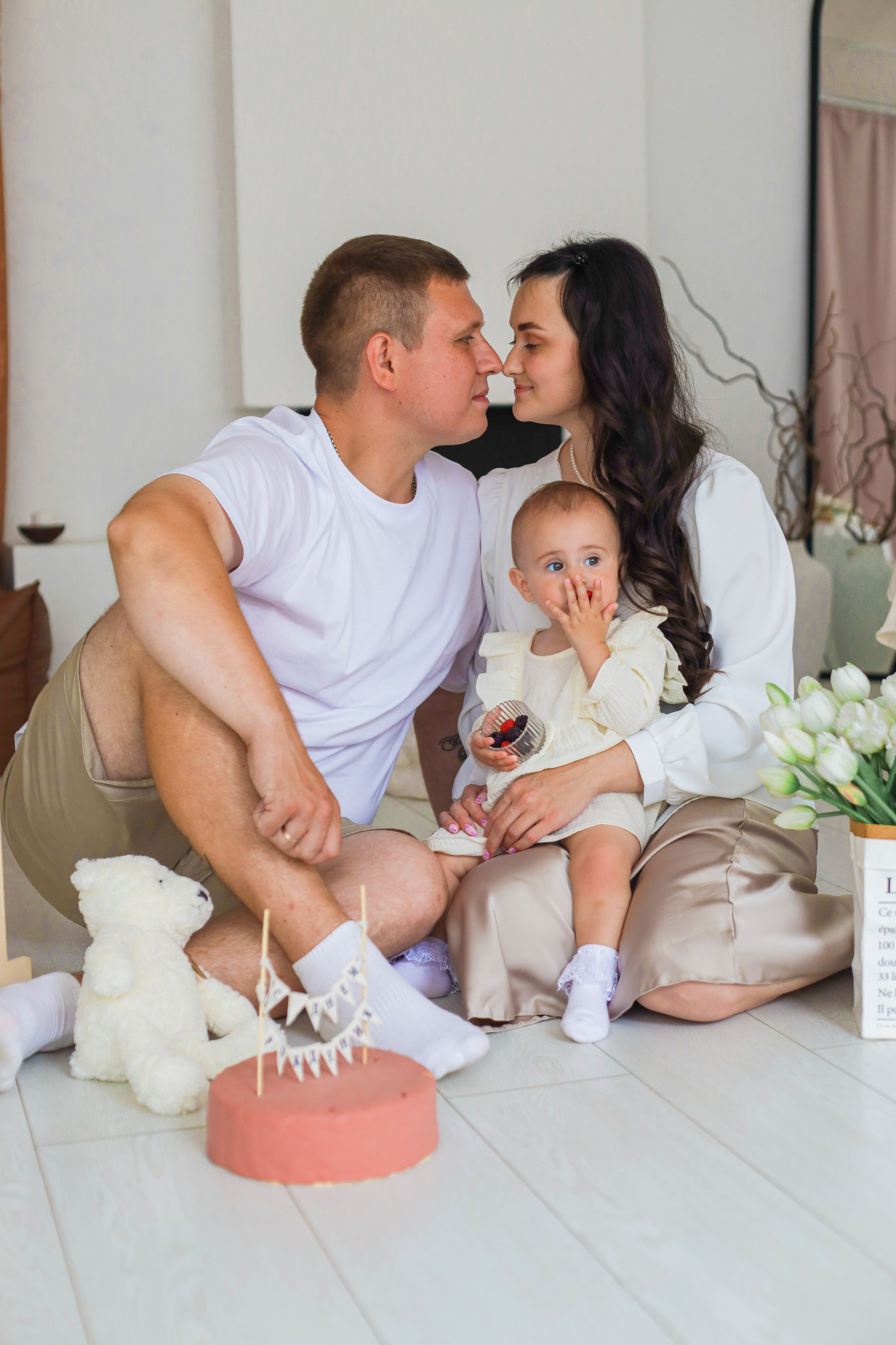 Полина 1 годик. Семейный, детский, свадебный фотограф в Москве, Люберцах