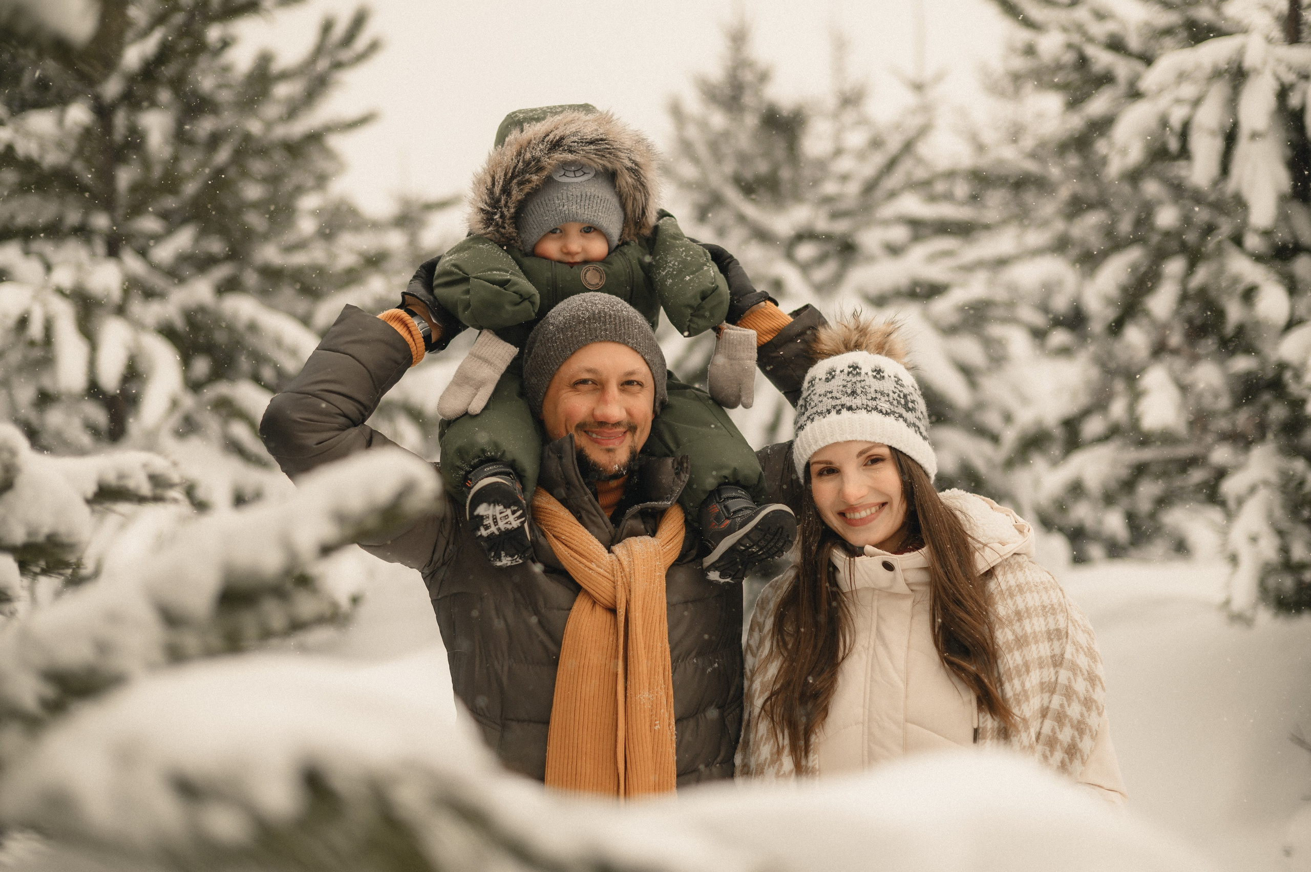 Прогулка в снегопад. Семейный фотограф в г. Ставрополь, Сорокина Мария