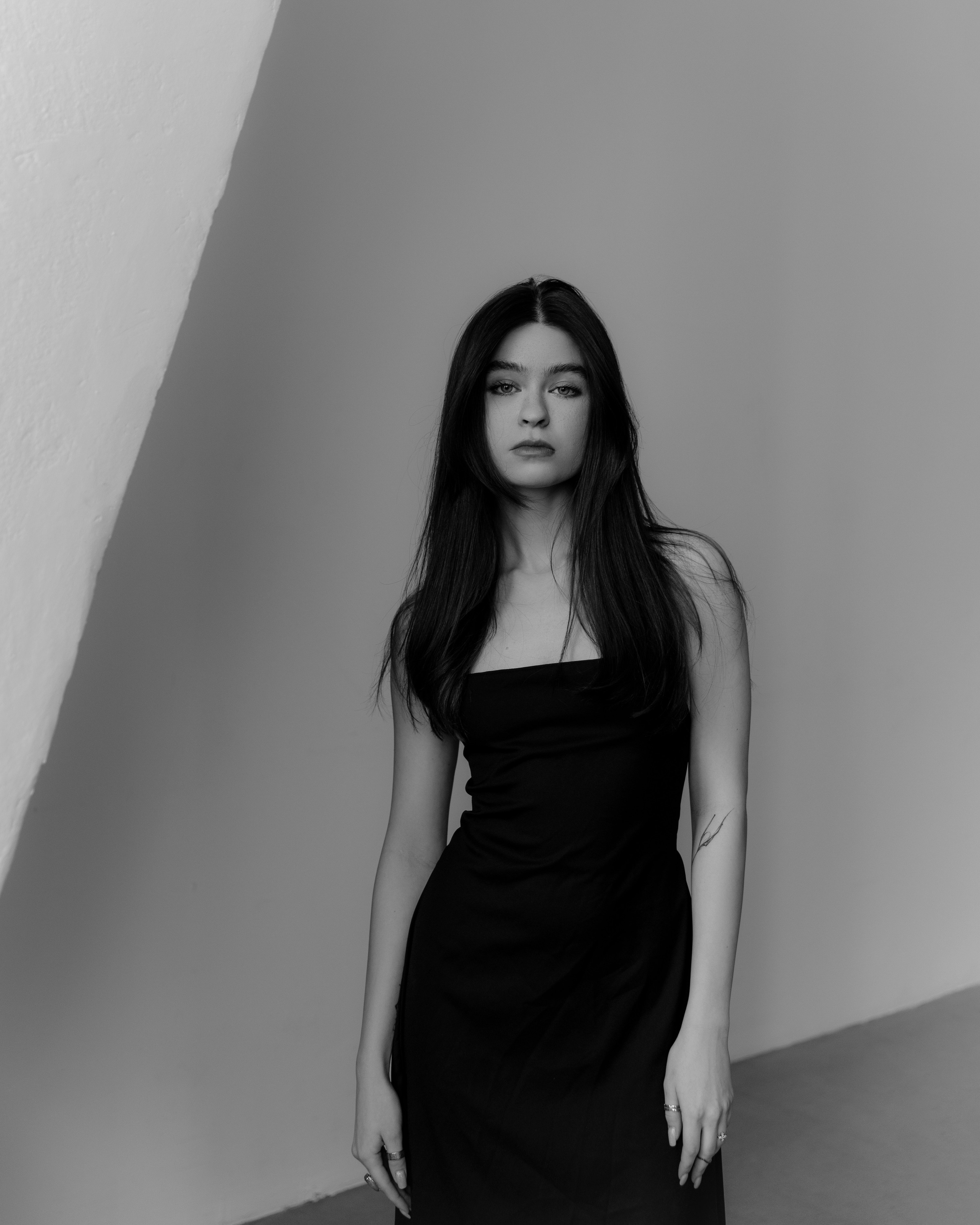 Черно-белая фотосессия. Портретный фотограф в Москве Виктория Шереметьева