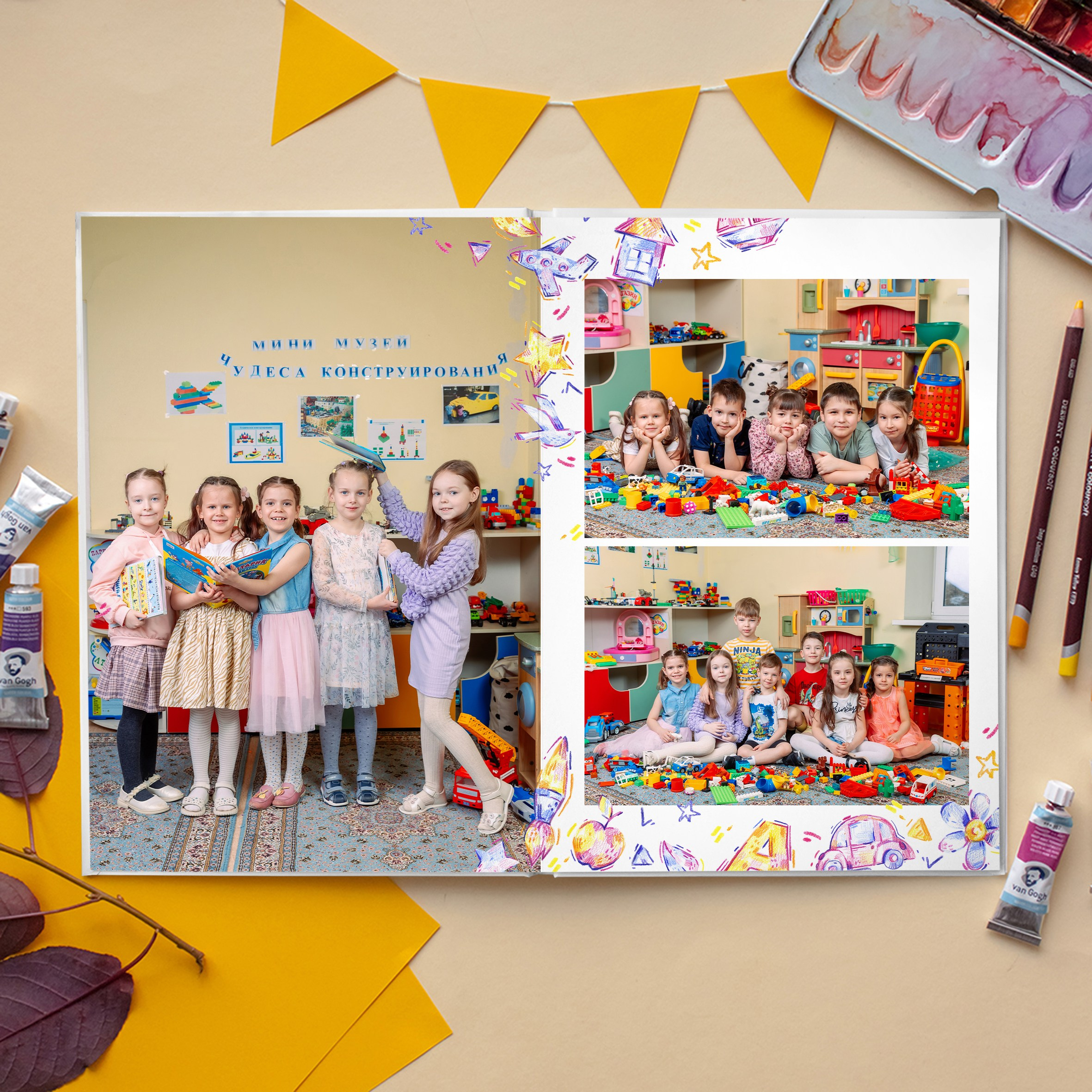 Выпускной альбом S для детского сада. REPEYBOOK | Выпускные альбомы для детского сада и класса