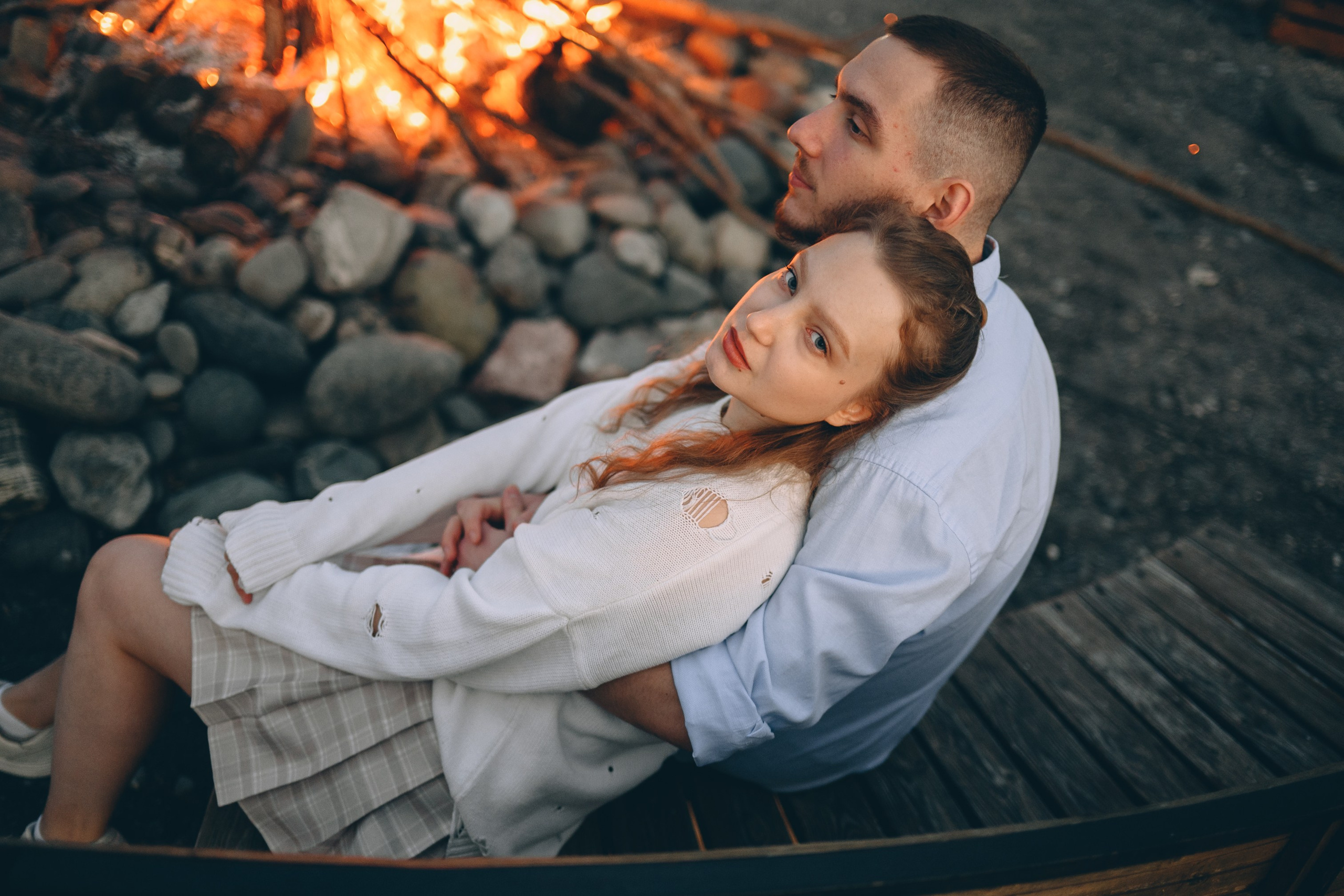 Костер, закат, море и романтика. Свадебный и семейный фотограф София Невская