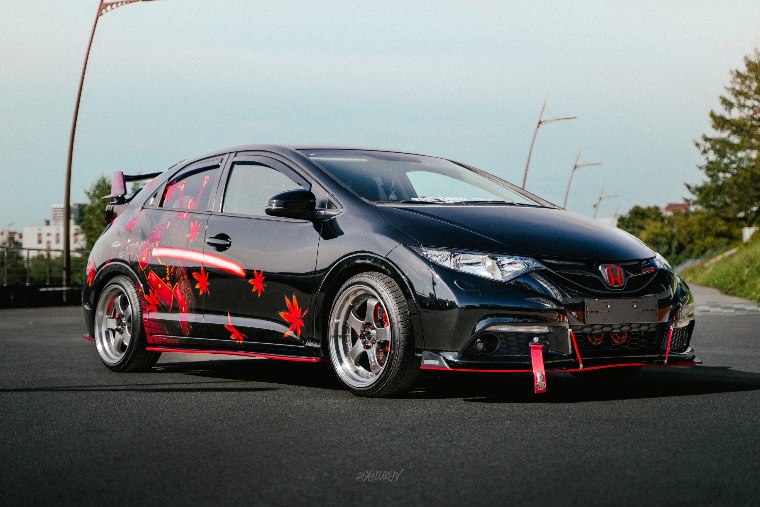 Honda Civic. Автомобильный фотограф и видеограф в Санкт-Петербурге I 2golukov prod