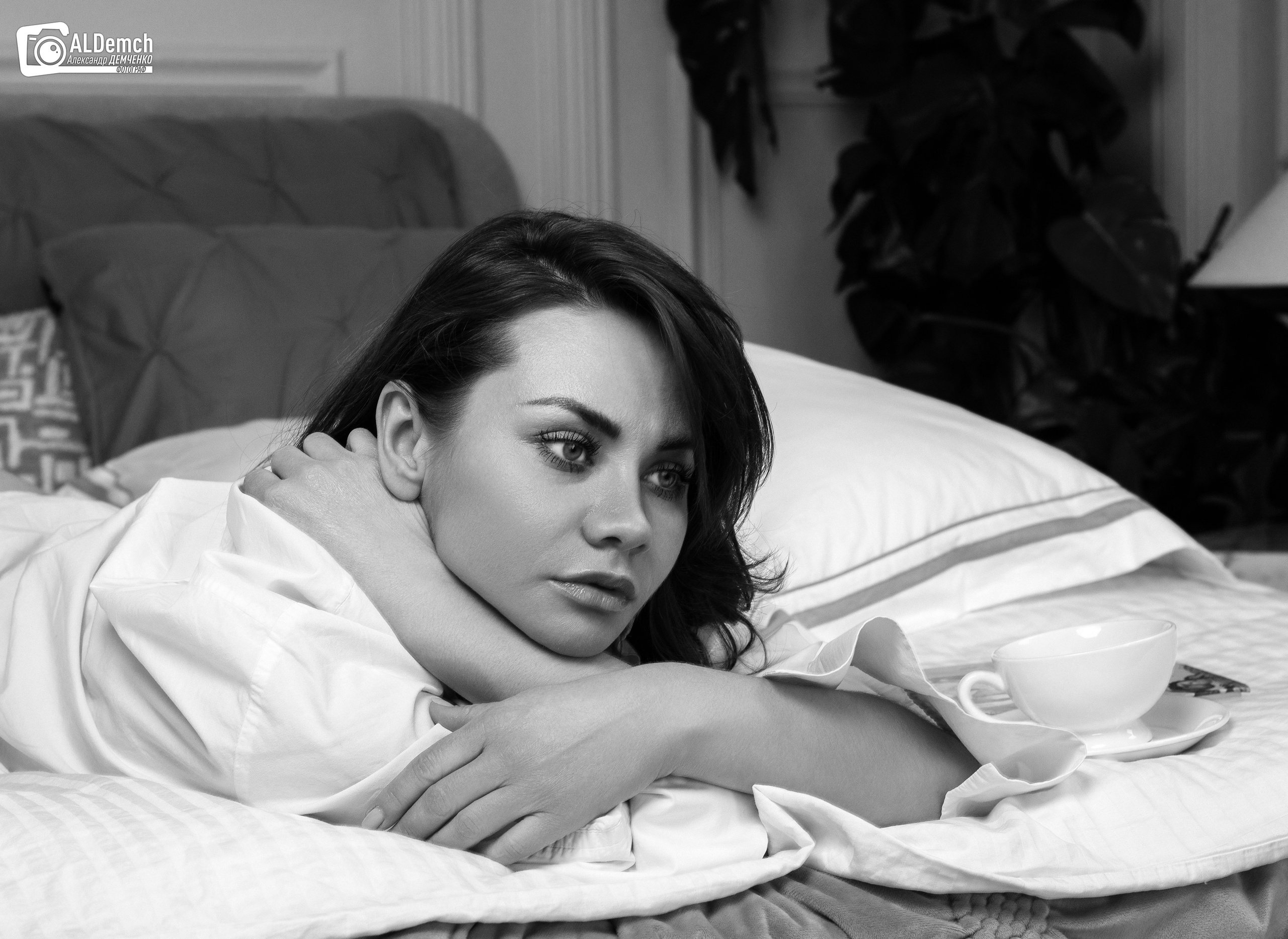 Черно-белая фотосессия в студии в Москве и Дмитрове