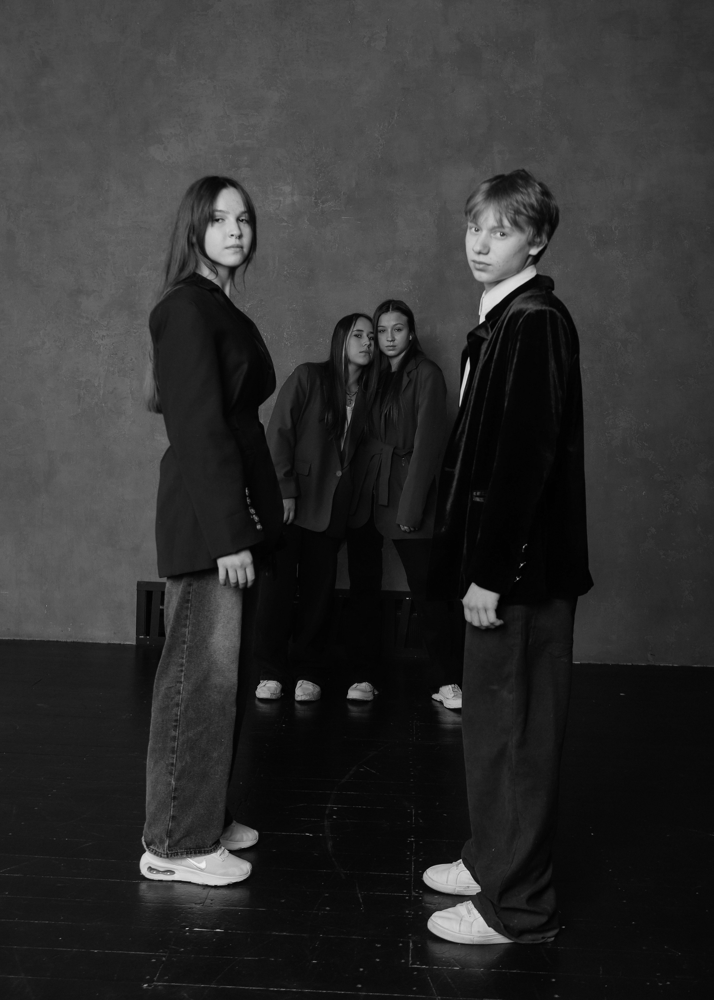 Старшая группа в студии. Фотограф Юлия Мальцева