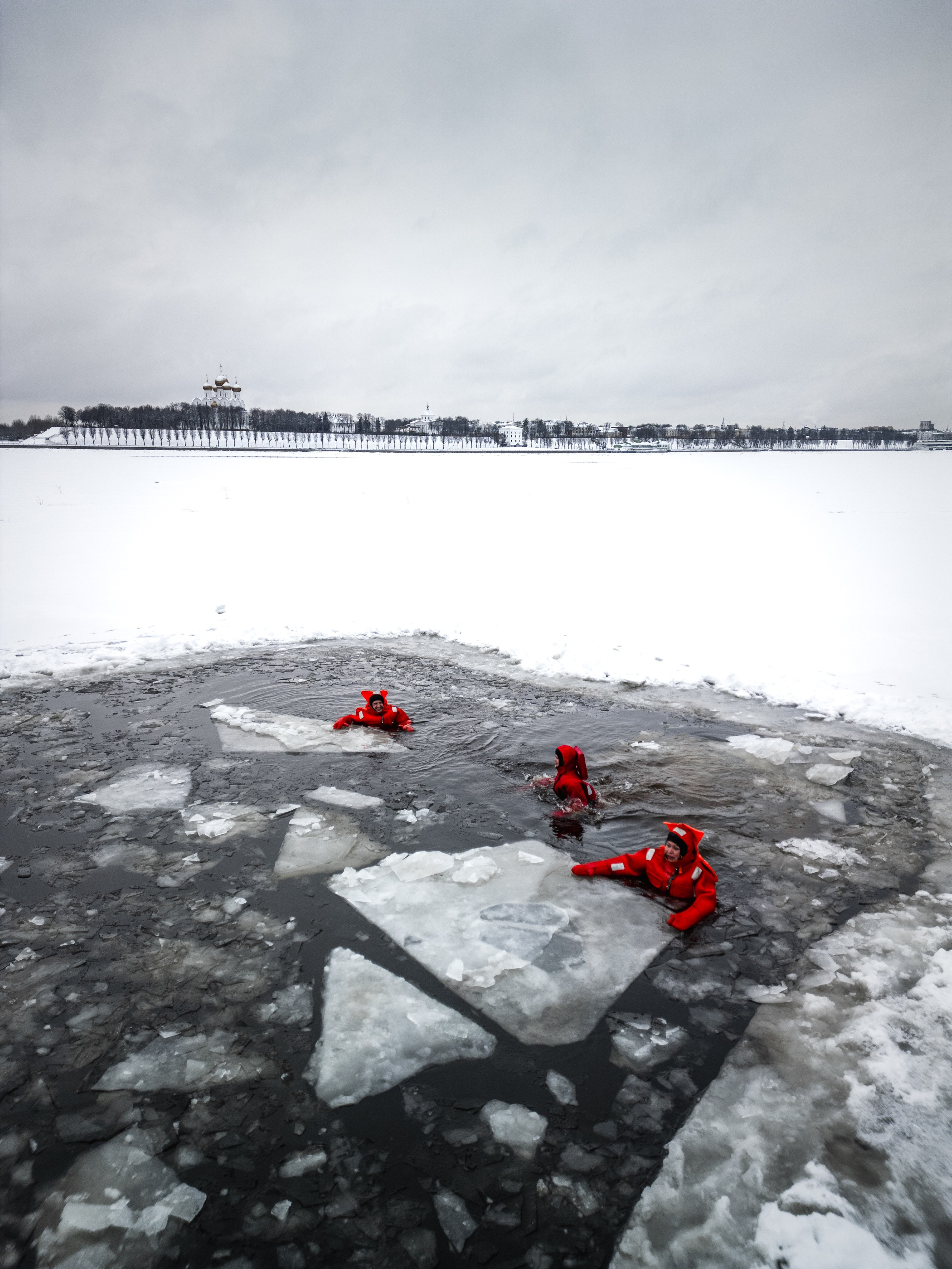 Айсфлоатинг #9. DRONBERRY — Аэросъемка Ярославль