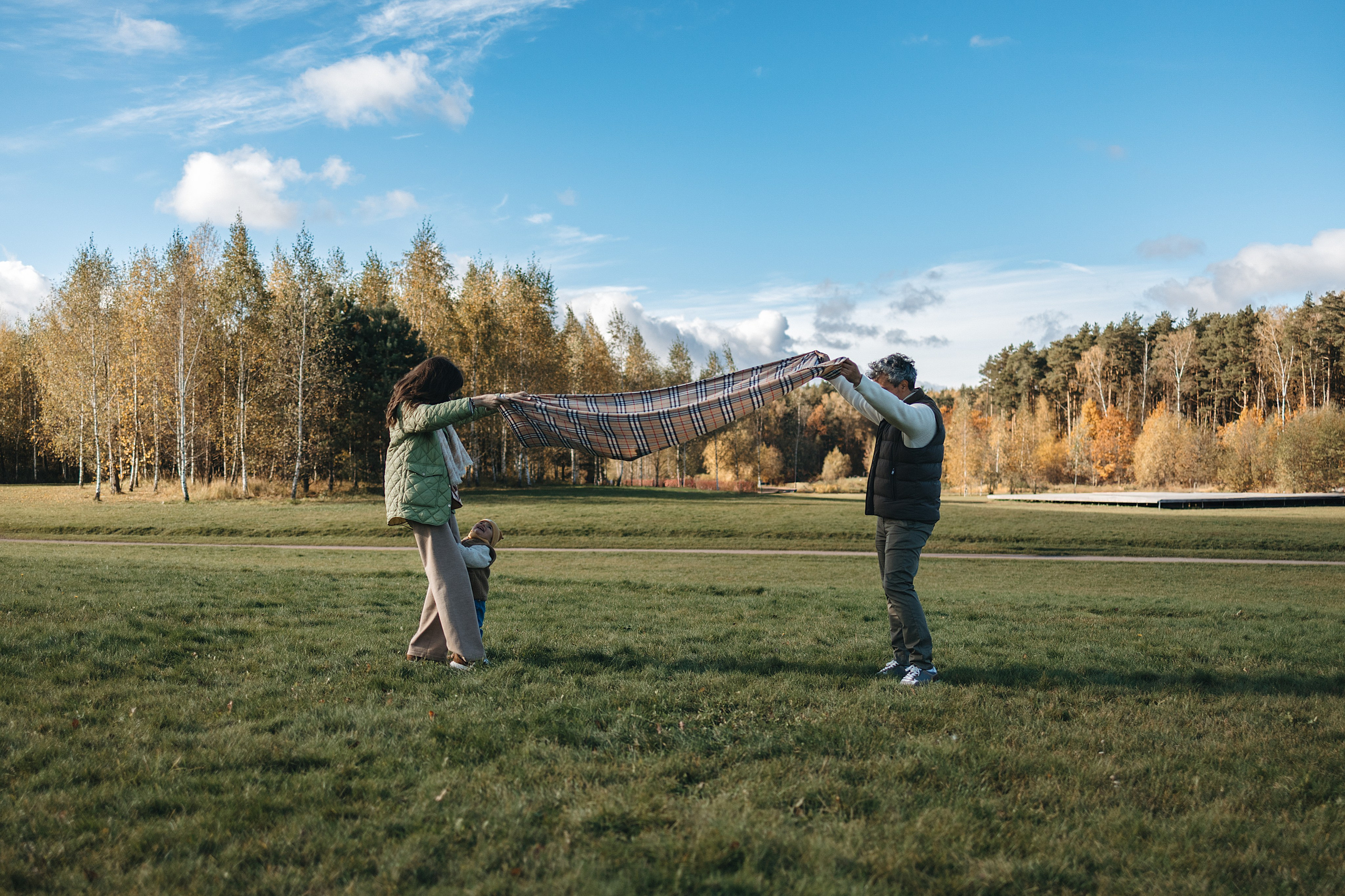 Осенняя семейная съемка. Фотограф Анималист в Москве Анастасия Жучкова