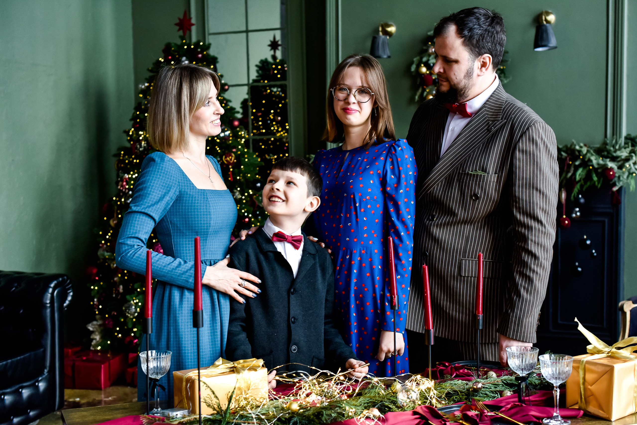 Дружная семья Настеньки