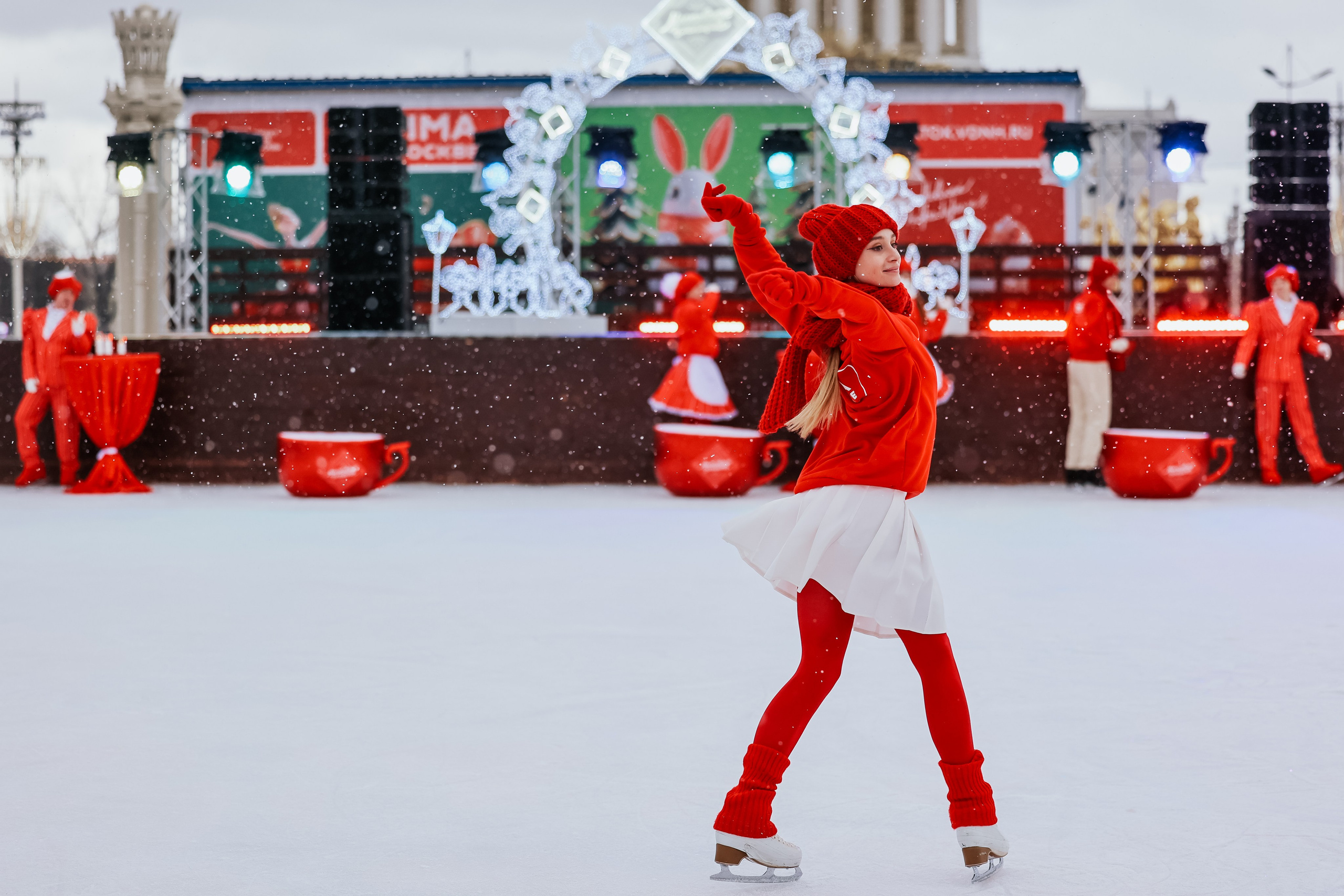 Ледовое шоу ВДНХ проект Московское чаепитие. Фотограф и видеограф Анна Домашенко