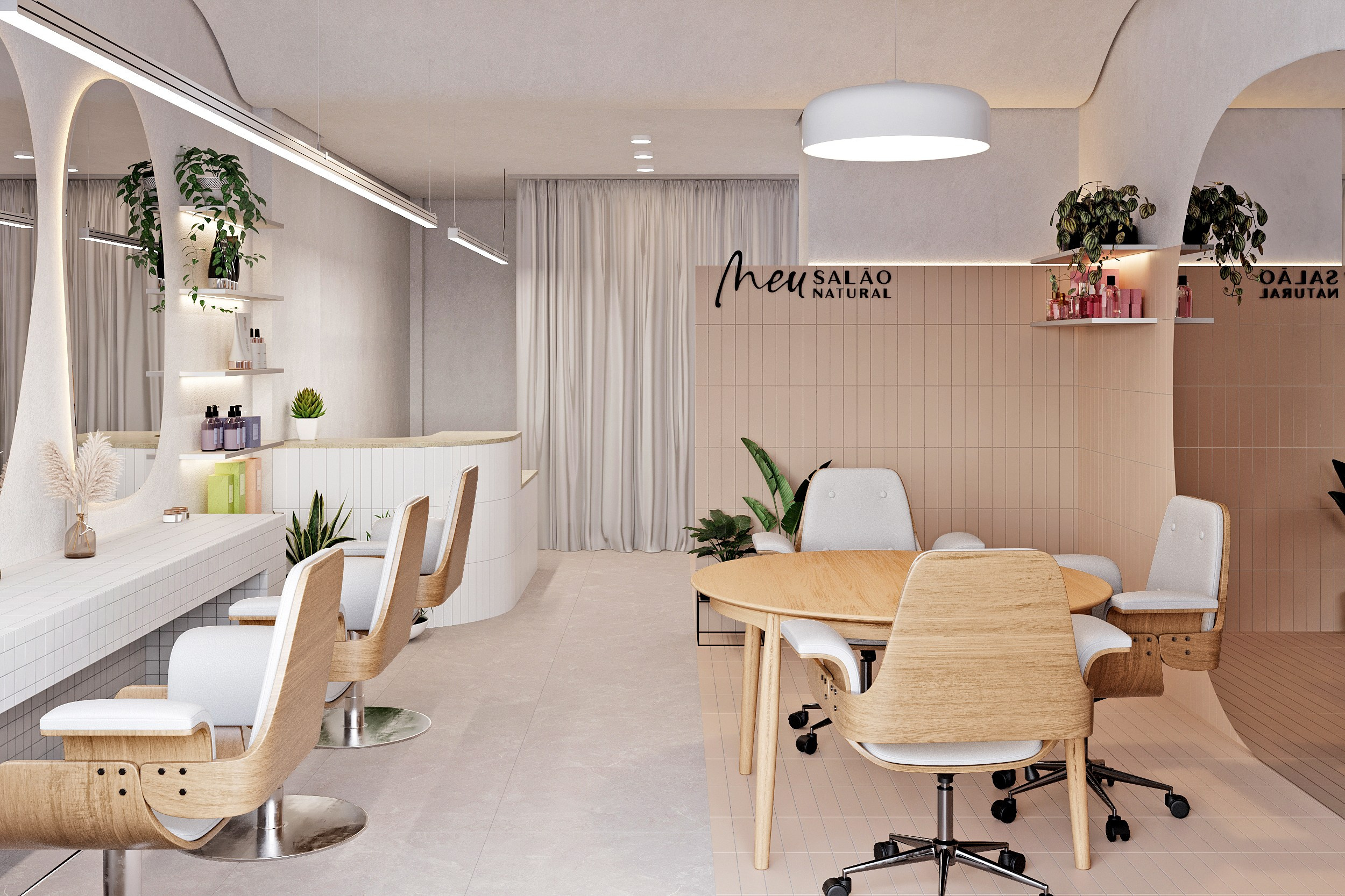 Визуализация салона красоты. Главная