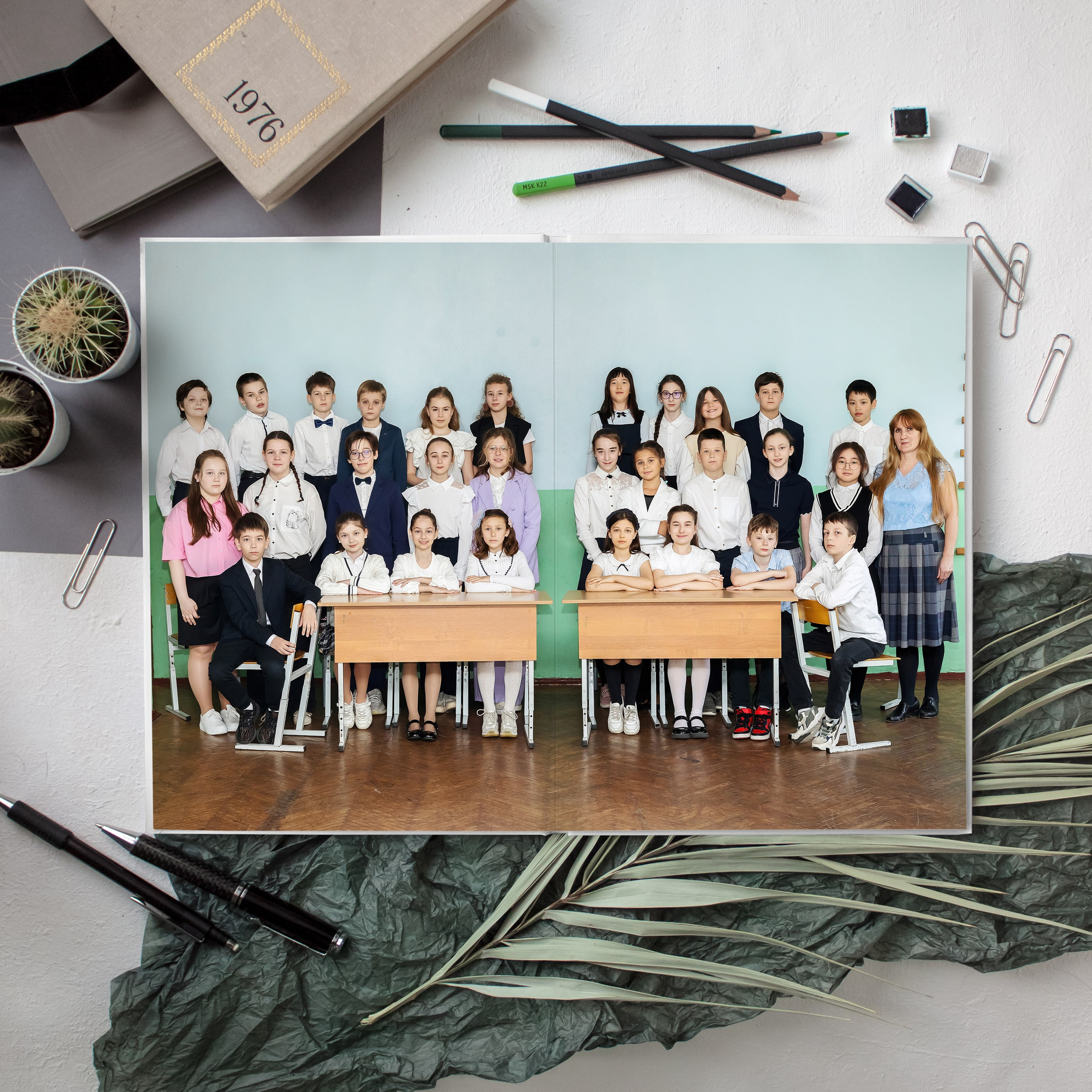 Примеры альбомов в начальную школу. Фотограф г. Москва Олеся Пантелеева