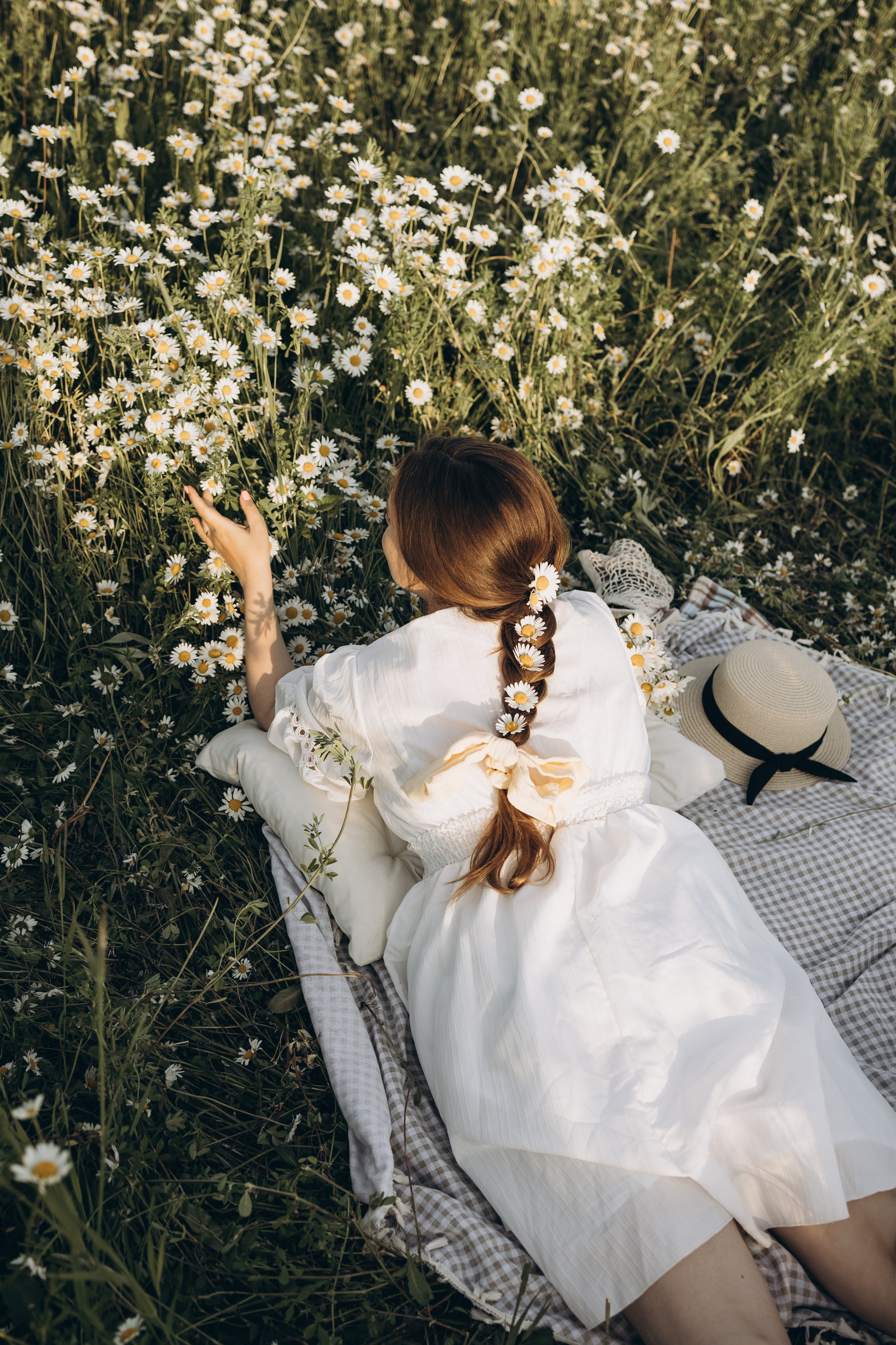 Маша и ромашки. Семейный фотограф в Москве Виктория Ястребинская