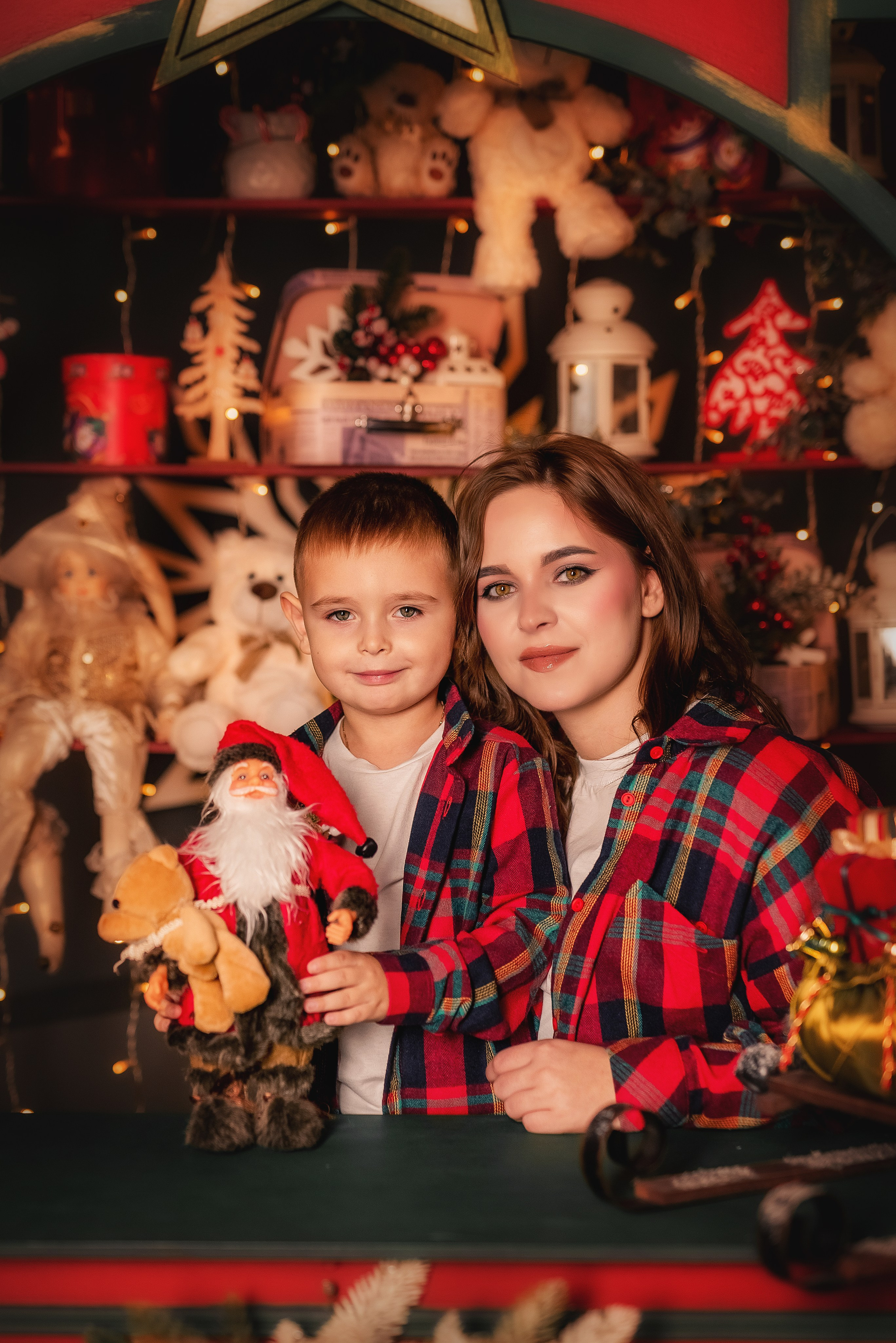 Новогодние открытки. Семейный, детский фотограф в Воронеже Анна Никитина