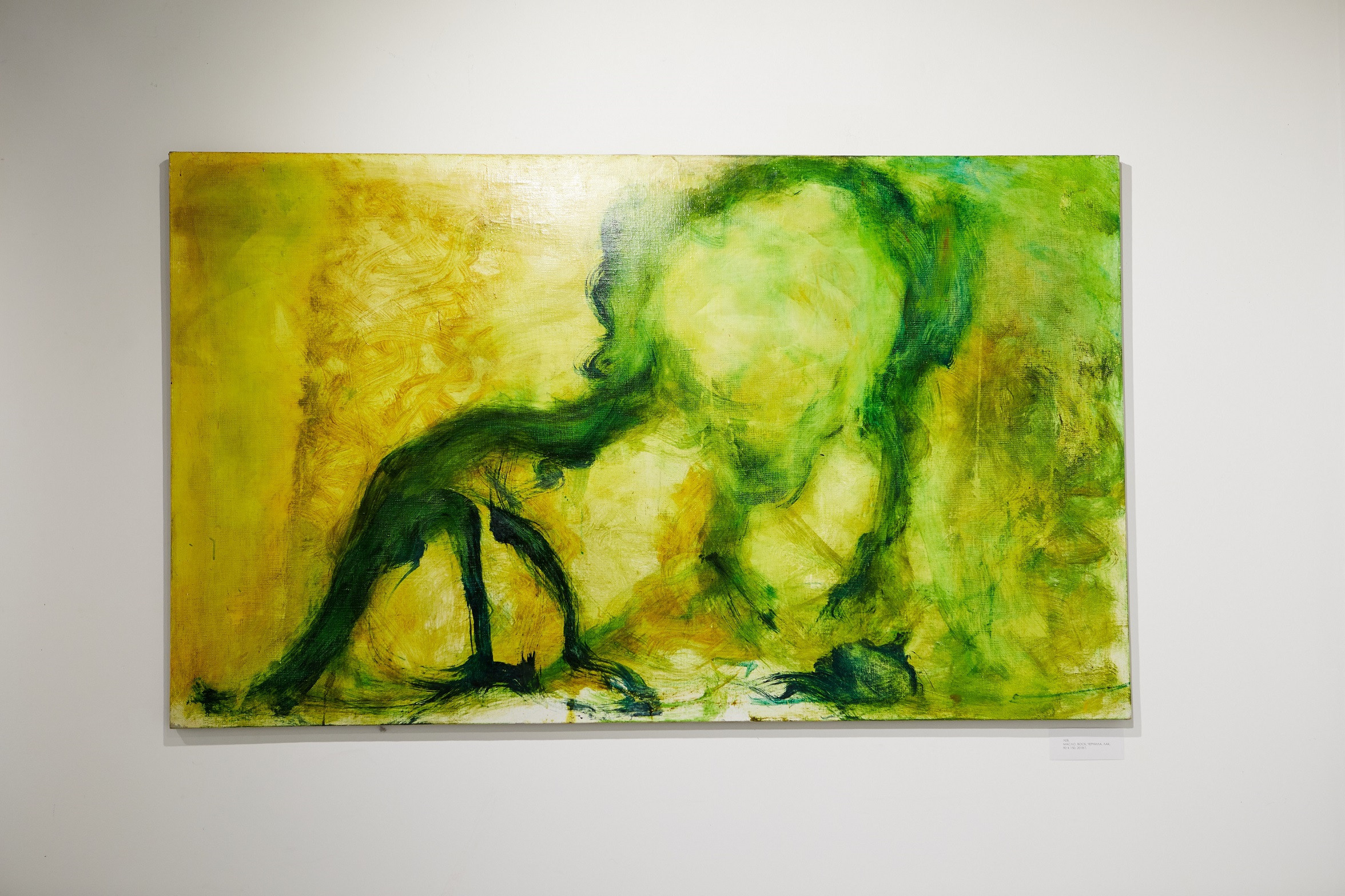 Соба Ину  90х150 см холст масло воск пигменты лак Диатян Артем 