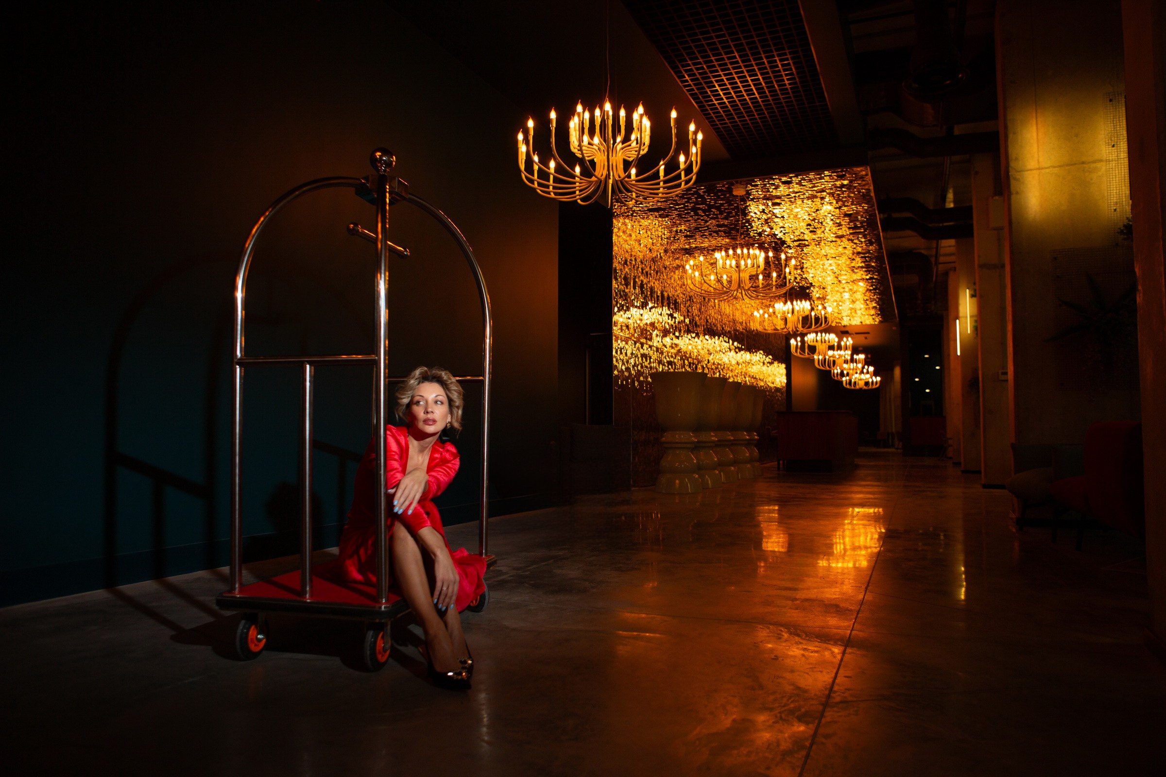 Светлана. Съёмка в отеле (black). Фотограф Батуми | Lera Rawlick