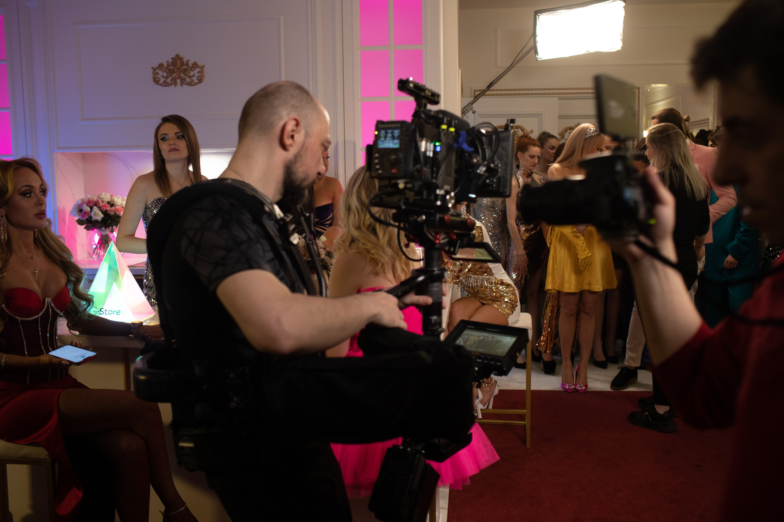 Съемка клипа Анни Калашниковой «Не ври мне в Риме». Art photographer Nino