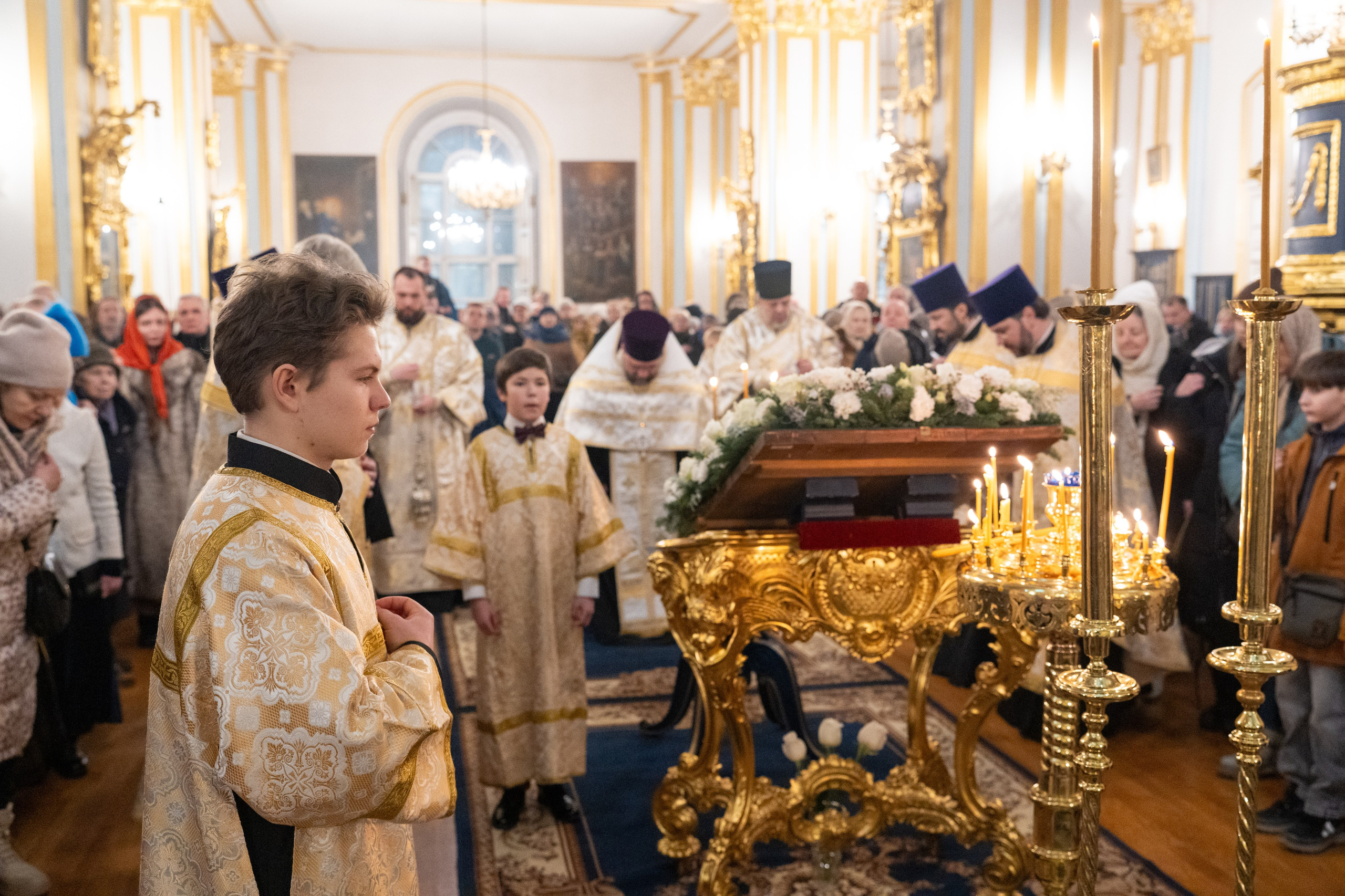 Праздничное бдение в Николо-Богоявленском морском соборе. НИКОЛО-БОГОЯВЛЕНСКИЙ МОРСКОЙ СОБОР