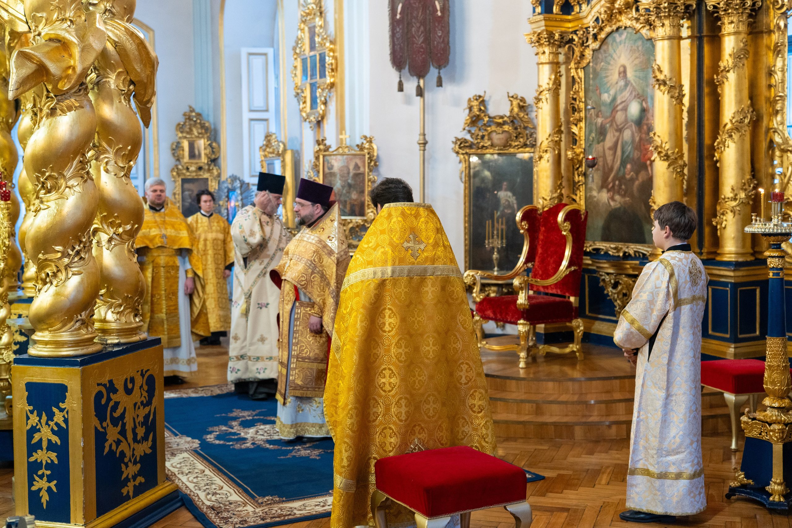 Неделя 30-я по Пятидесятнице, пред Рождеством Христовым, святых отец. Предпразднство Рождества Христова. Вмц. Анастасии Узорешительницы. НИКОЛО-БОГОЯВЛЕНСКИЙ МОРСКОЙ СОБОР