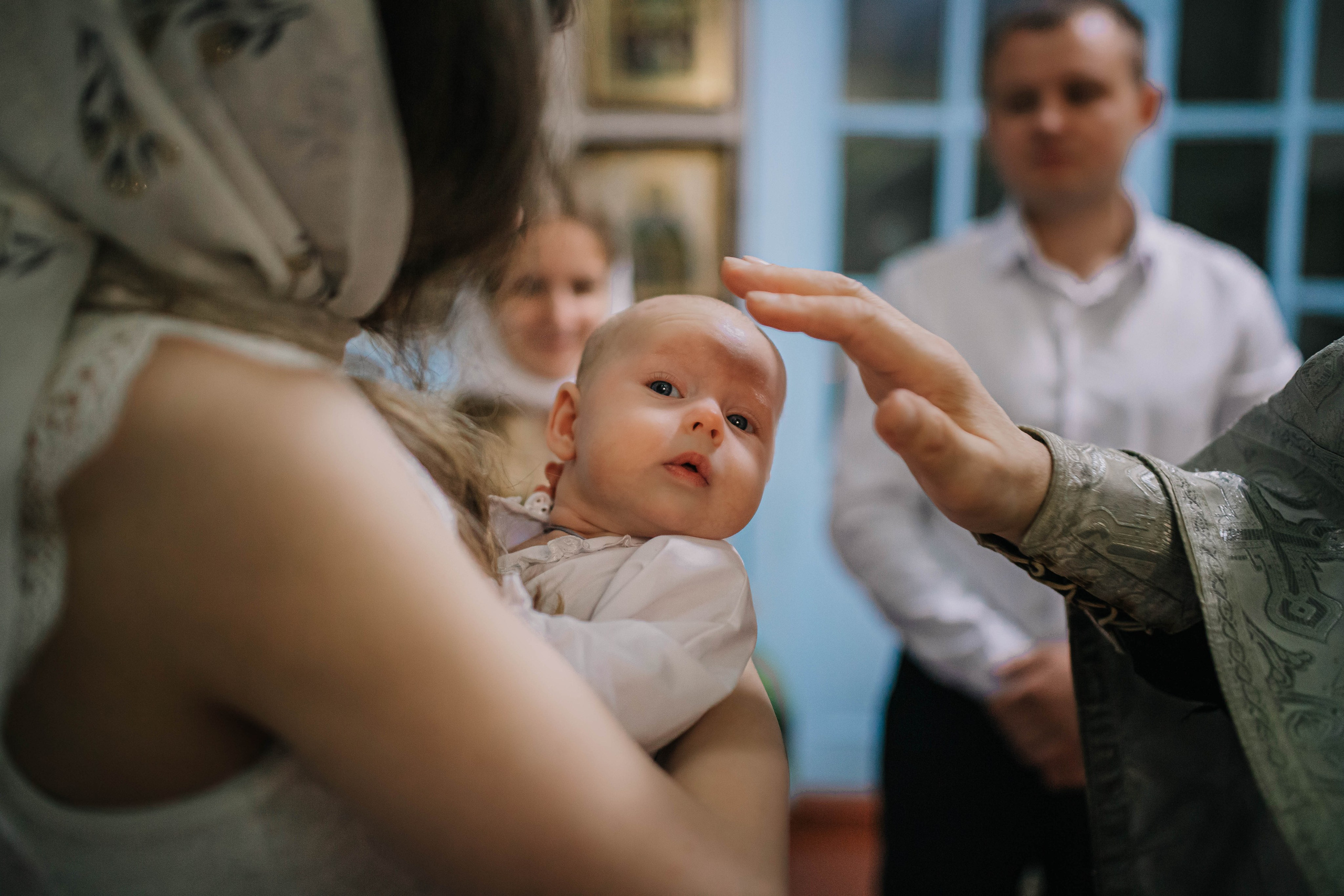 Крещение Кирилла. Фотограф Дарья Маташкова
