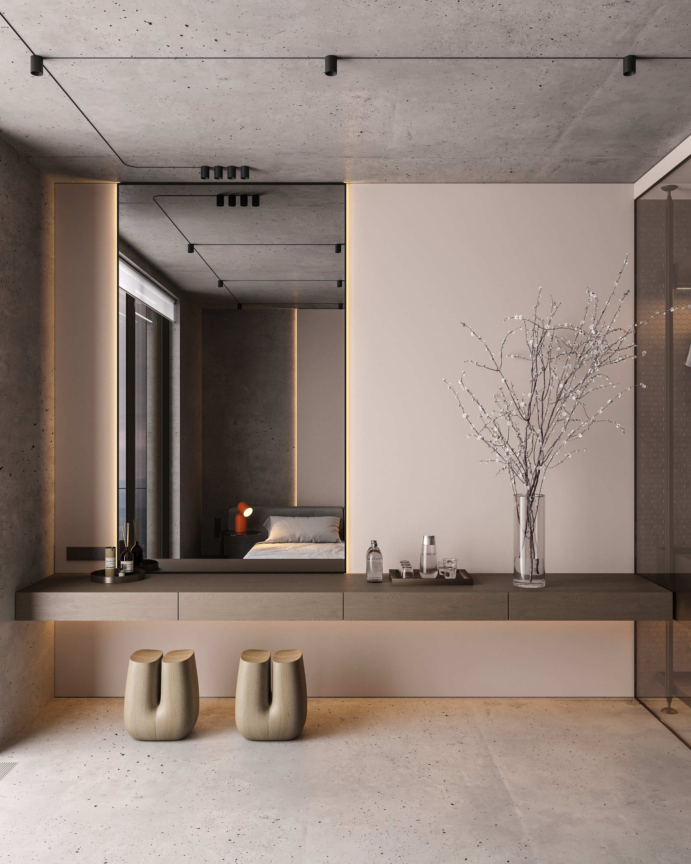 LUXURIOUS SIMPLICITY | BEIGE CONCEPT. Interior Visualization by Valerie Stetyukevich