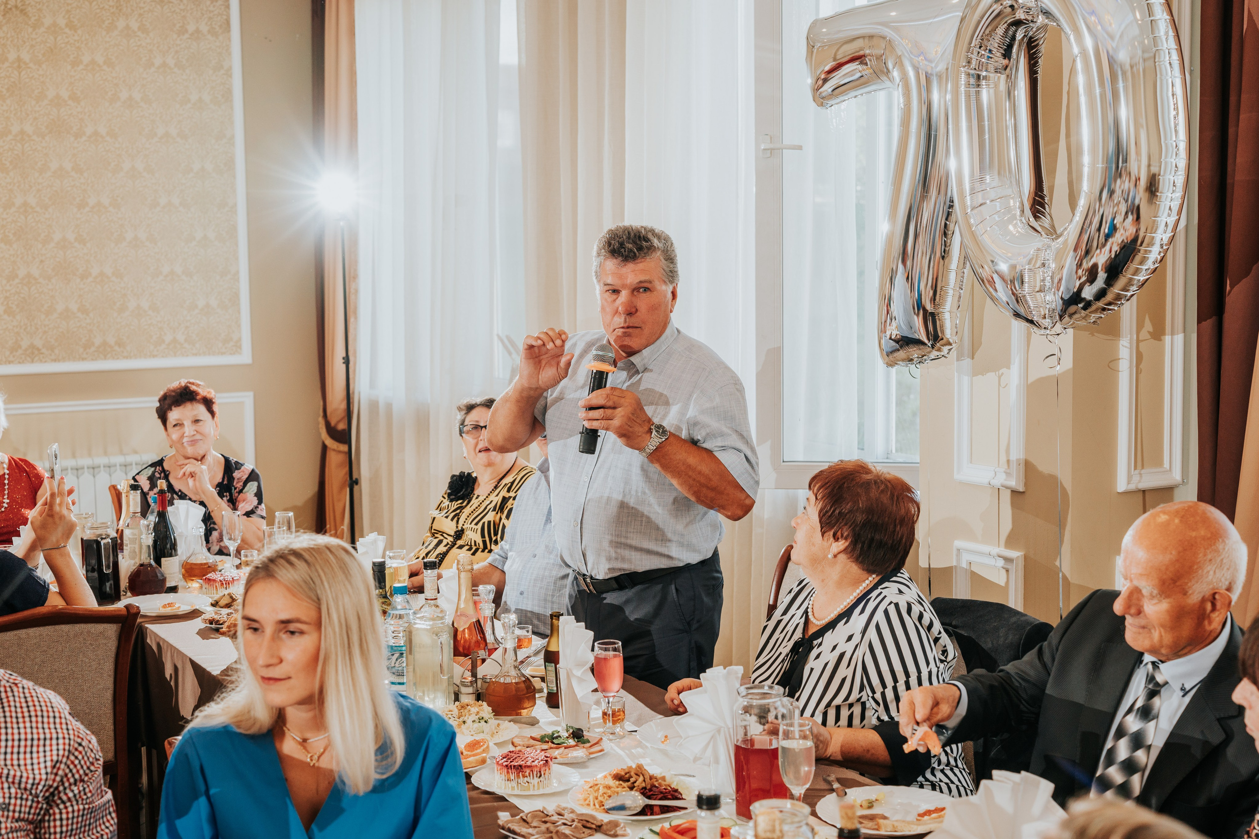 Юбилей 70 лет. Репортажный фотограф Красноярск