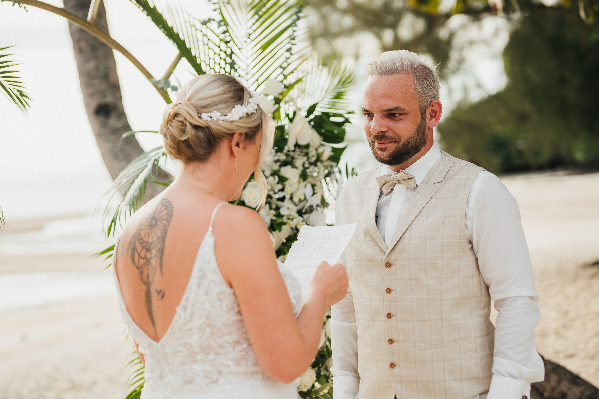 Tanja and Jean Pierre 17.04.2025. Mariage à Koh Samui, en Thaïlande. Whatsapp: +66 94 3 650 301