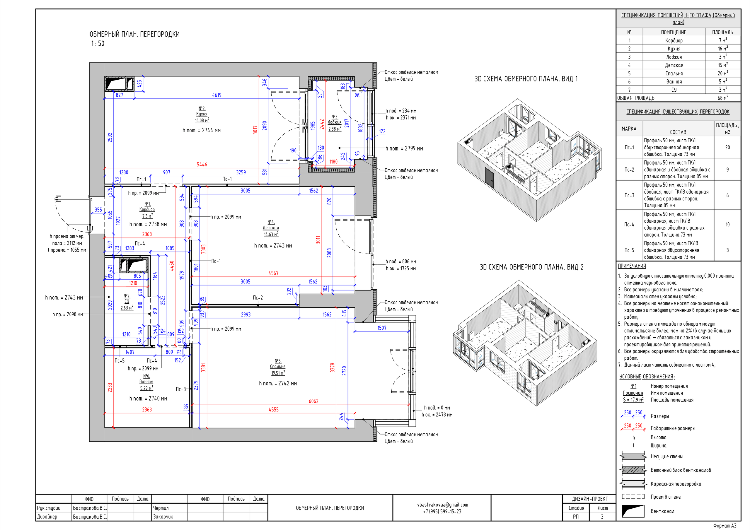 Бастракова Валерия — дизайнер интерьера с архитектурным образованием