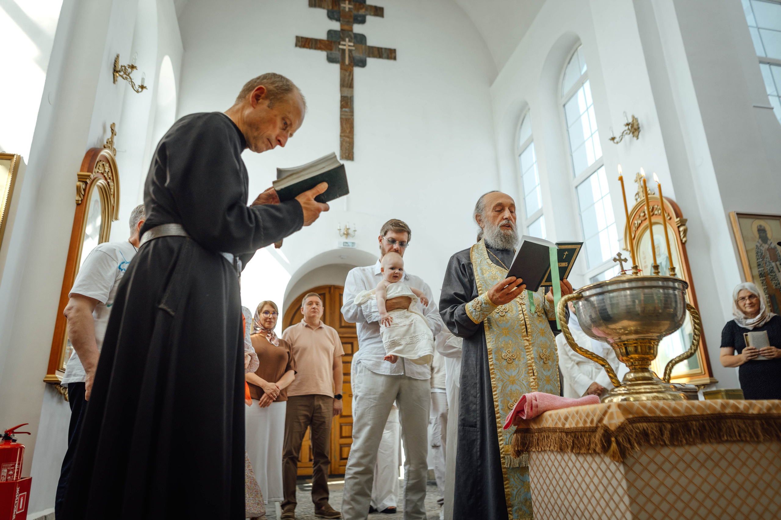 Крещение Мишель, гп. Ивенец, храм Ефросинии Полоцкой, август 2025