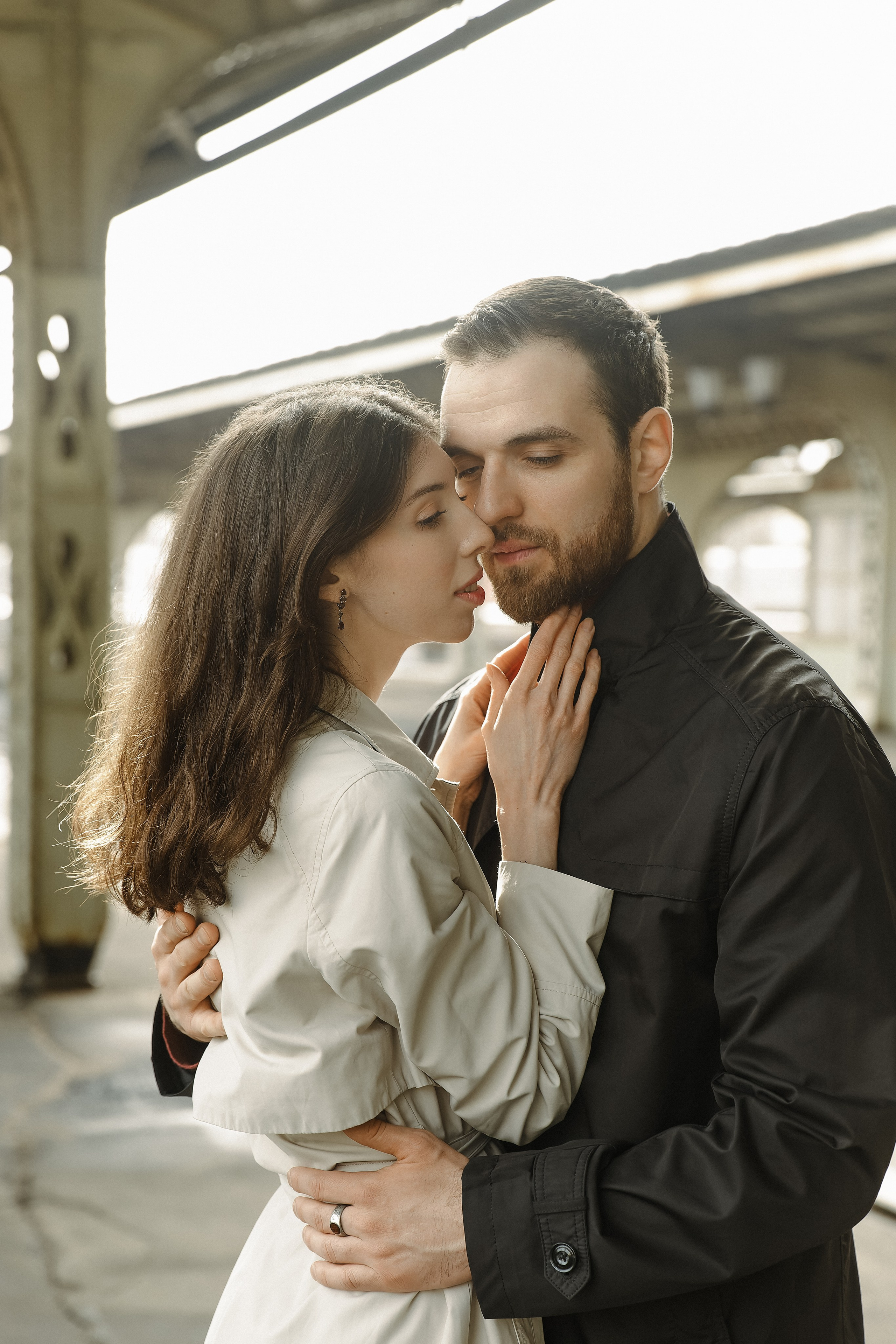 Лиза и Михаил — лав стори на Витебском вокзале. Свадебный и портретный фотограф в Санкт-Петербурге Анна Демьянова