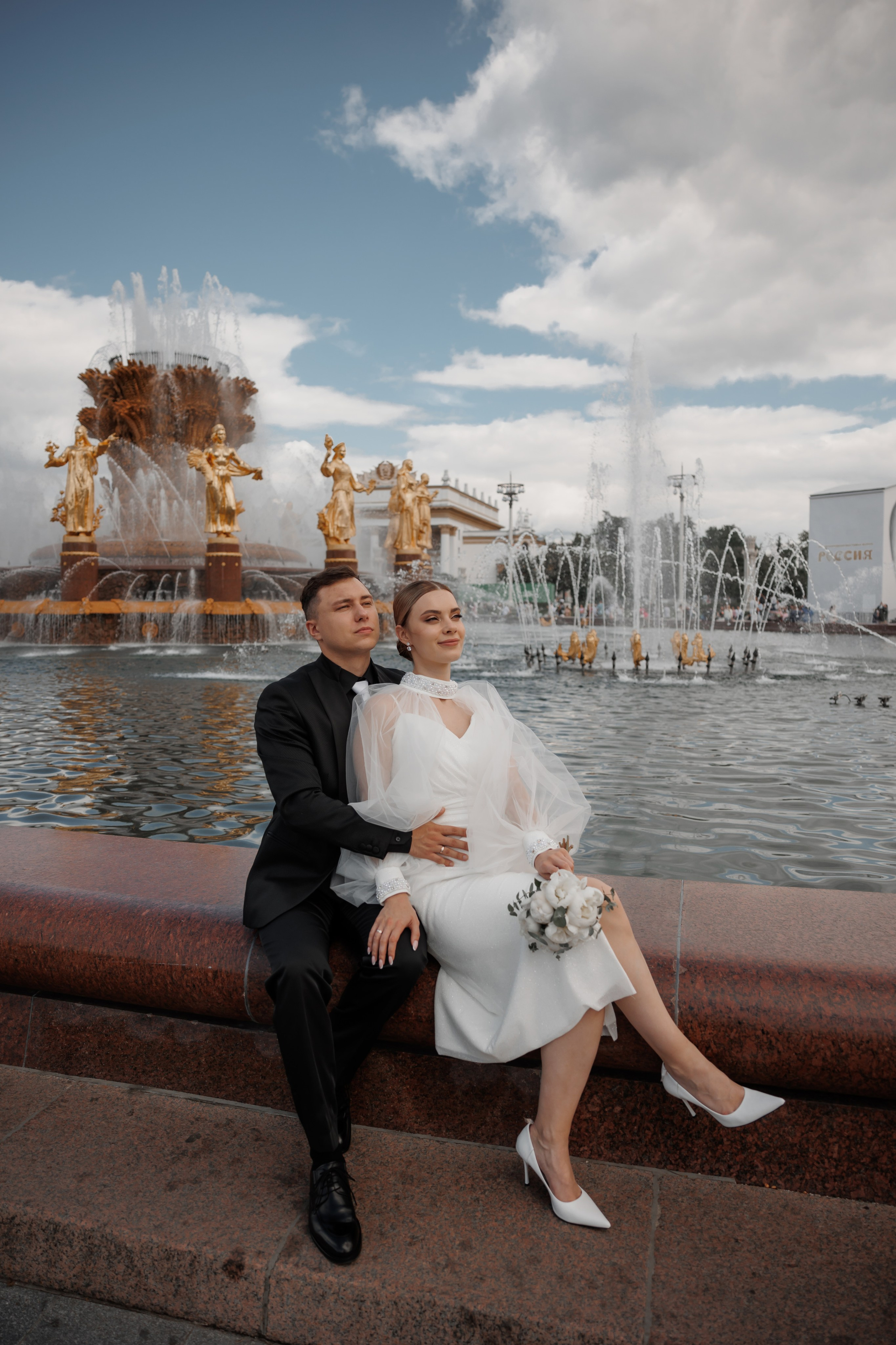 Анна и Сергей, Особняк Муравьевых-Апостолов, прогулка по ВДНХ, ресторан «Домик в саду». Свадебный и репортажный фотограф (Москва, Королев и другие)