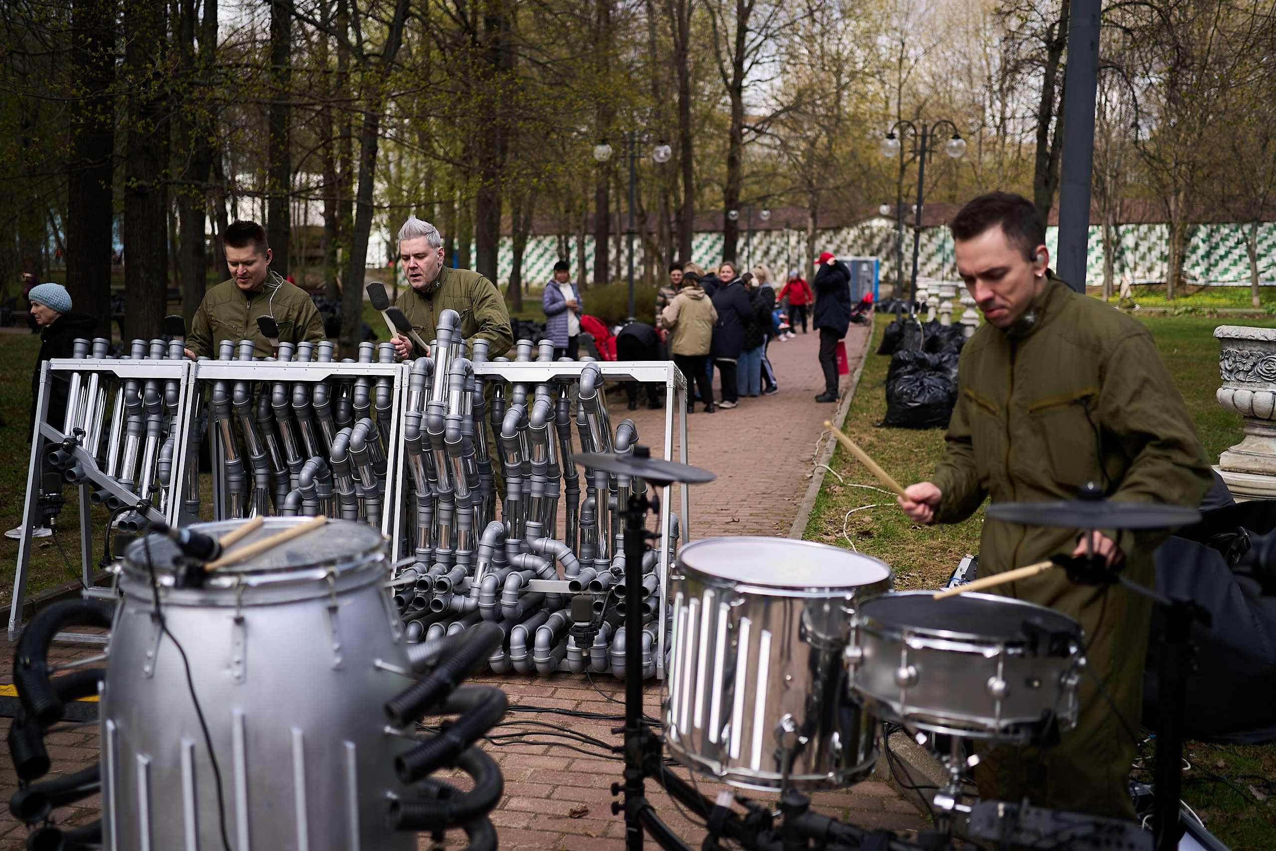 Субботник у Управления делами Мэра и Правительства Москвы. Фотограф и Видеограф в Москве. Олег Корушев