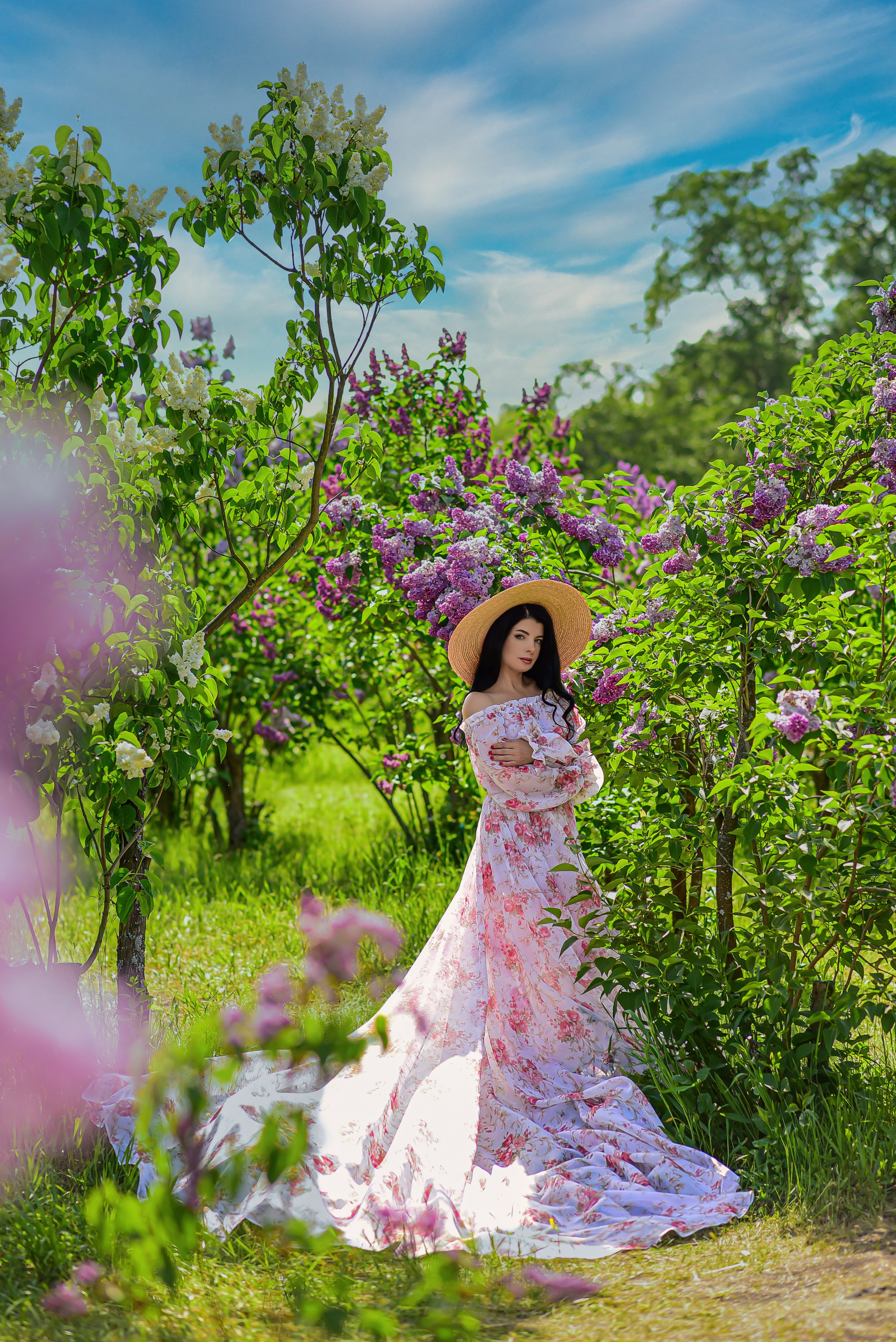Весна. Съемка в цветении. Семейный и свадебный фотограф в Донецке Донская Анастасия