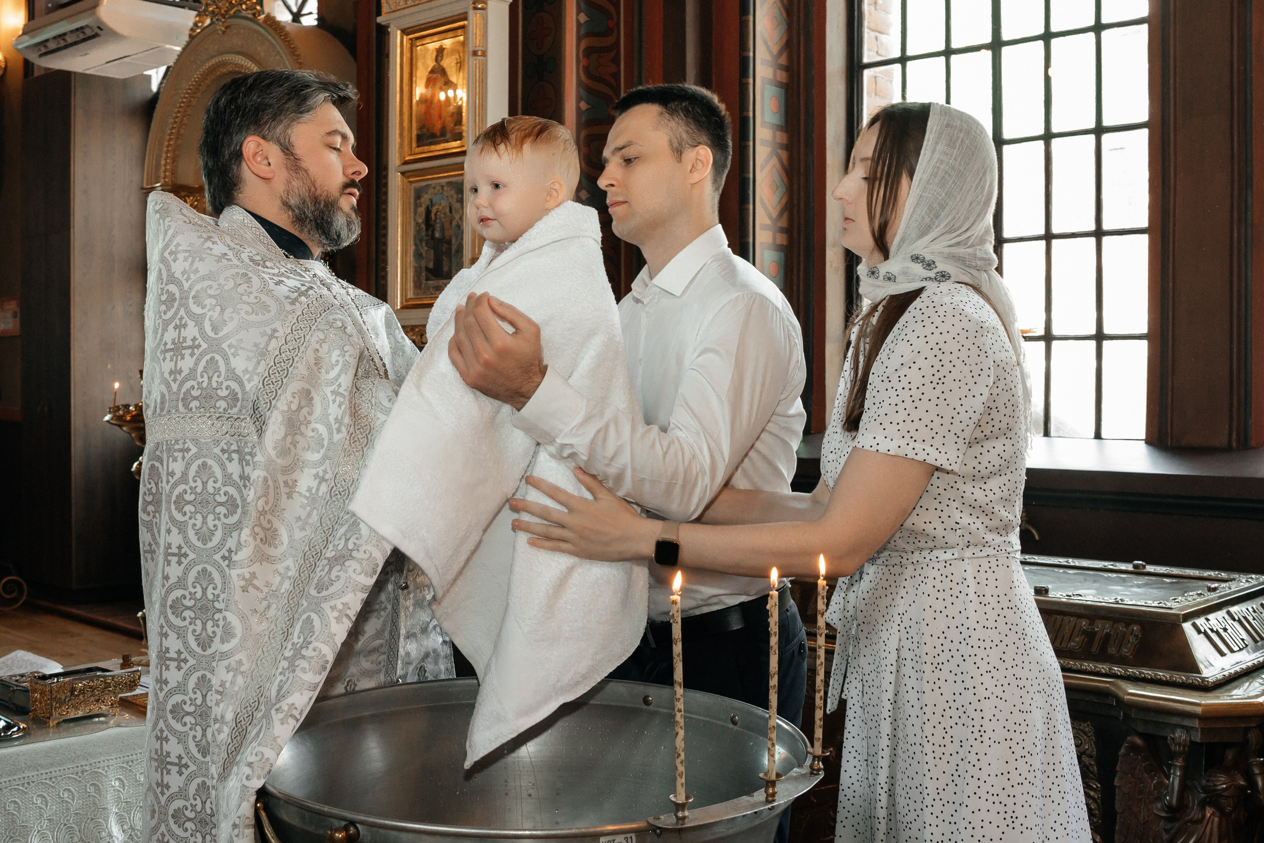 Крещение София и Сережа. Фотограф Краснодар