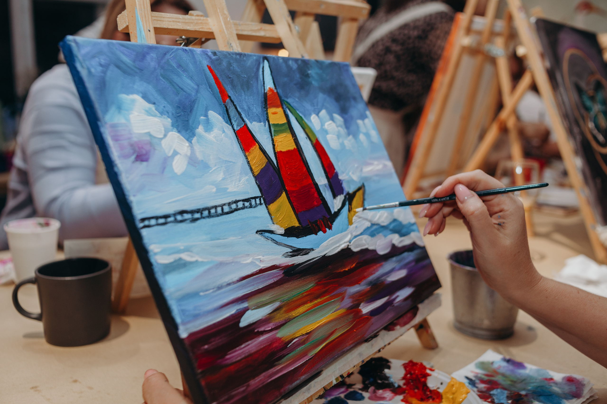 Мастер-класс по живописи. Семейный фотограф во Всеволожске и Санкт-Петербурге Юлия Капустина