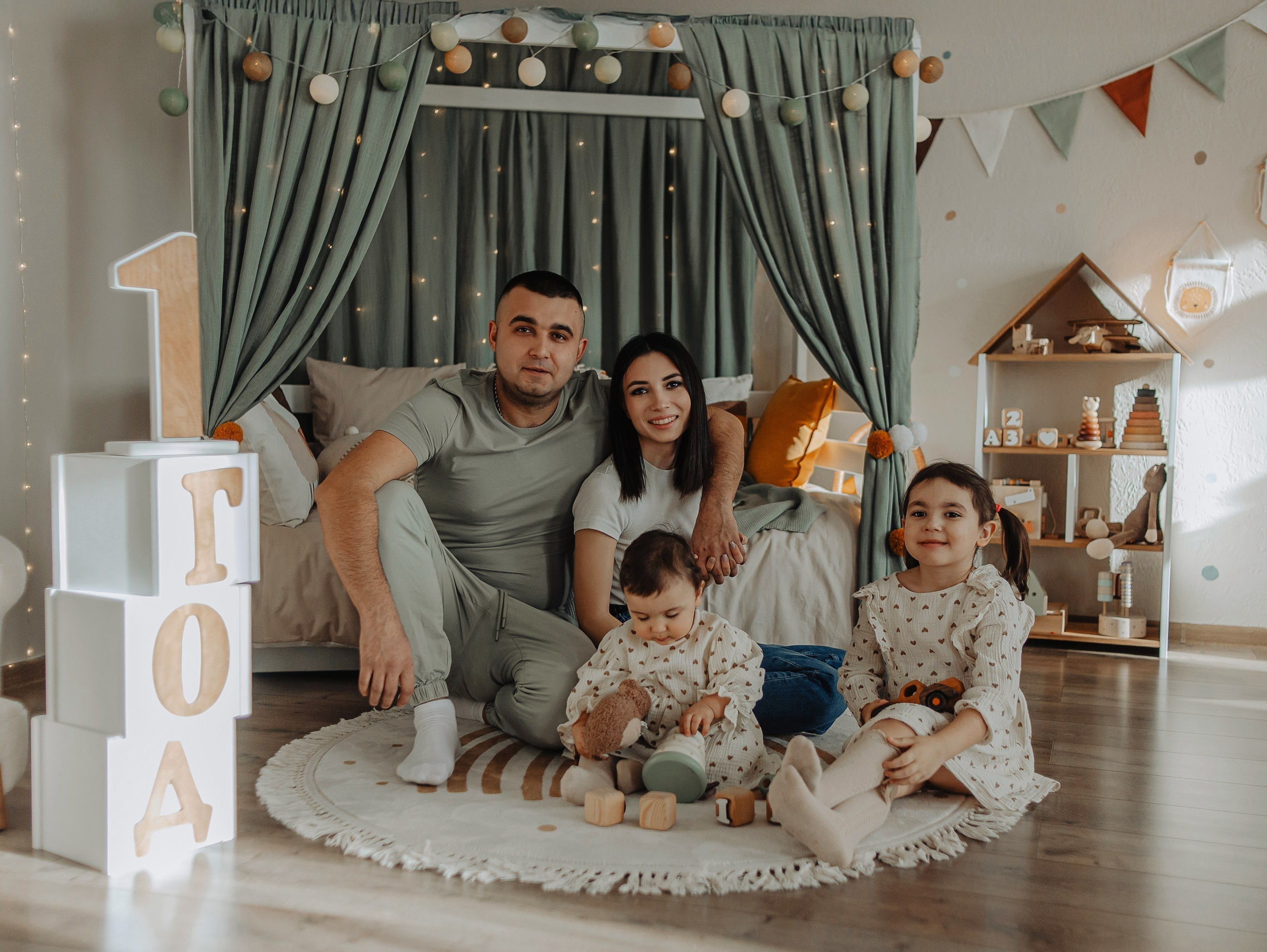 Семейная на 1 годик. Фотограф Брянск