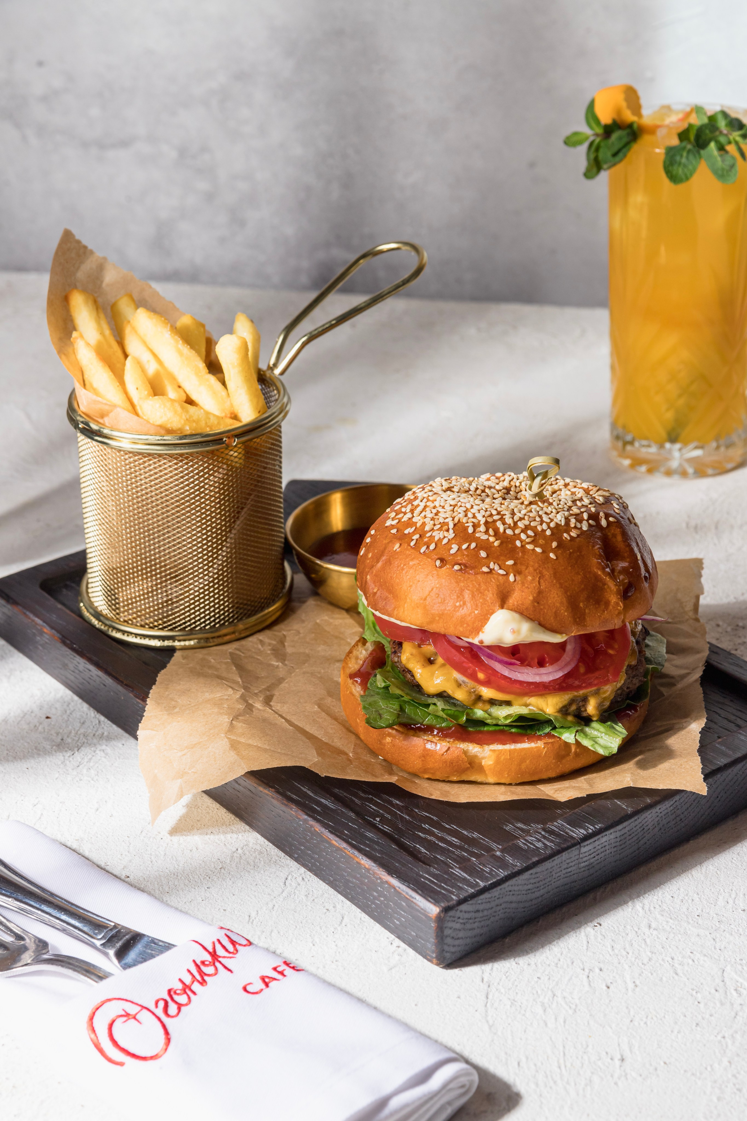 Съемка контента для ресторана Огоньки. Фотограф в Москве Татьяна Драгунова