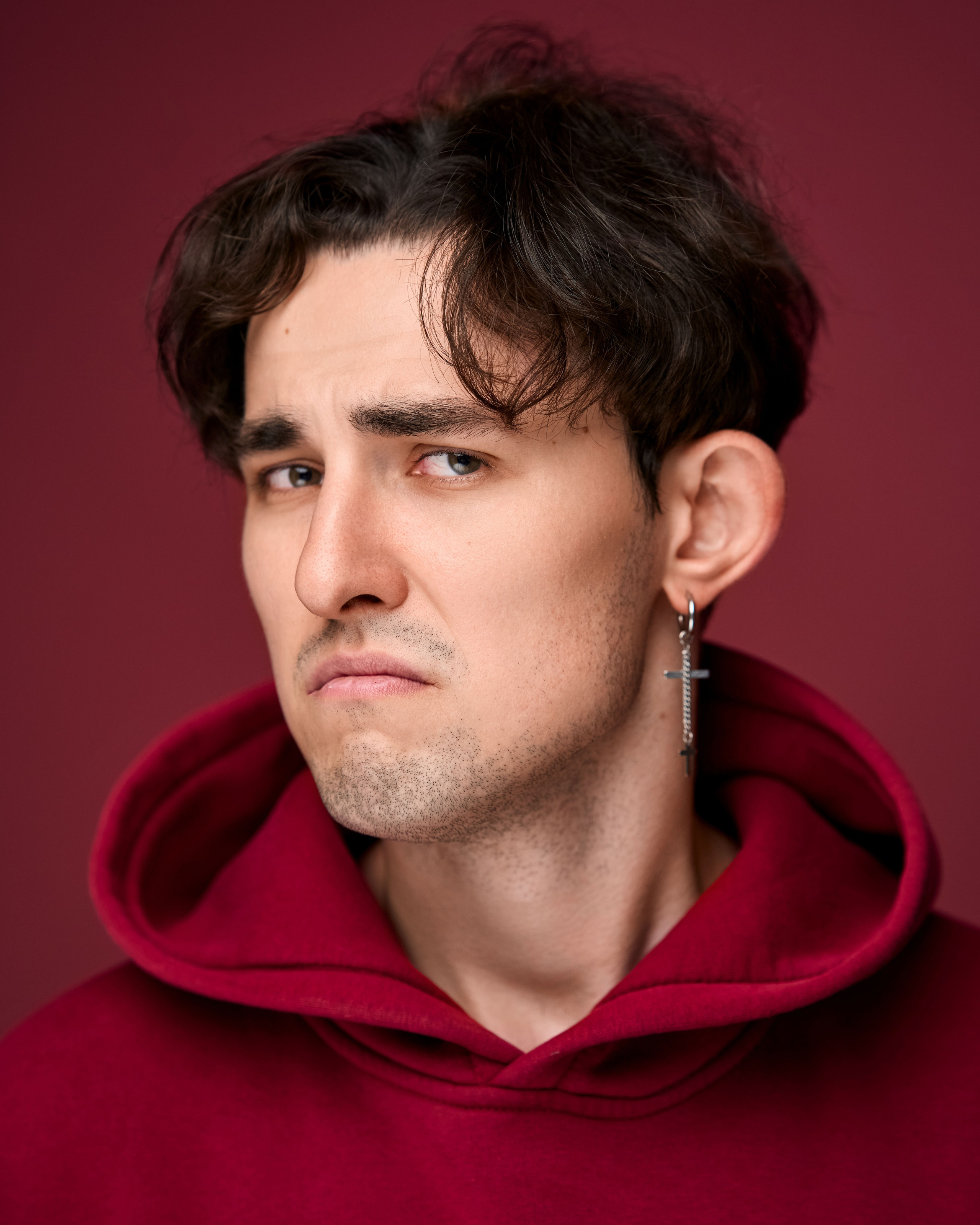 Актерское портфолио на цветных фонах