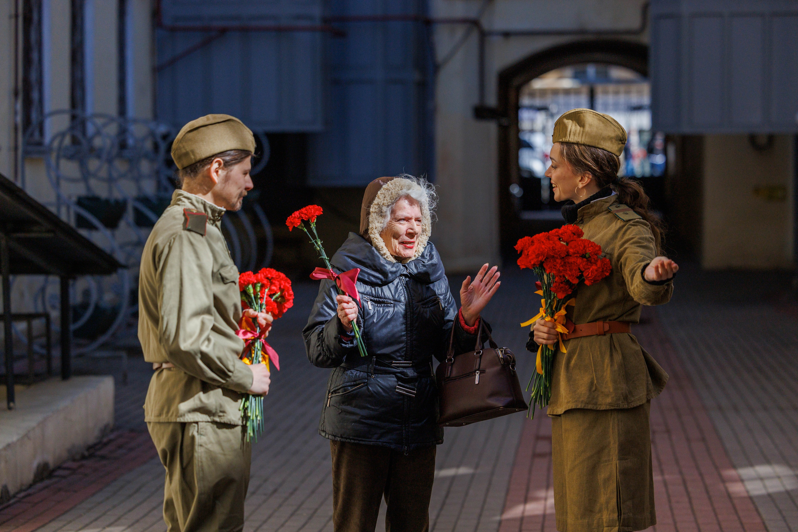 Празднование 9 МАЯ в одном Питерском дворе