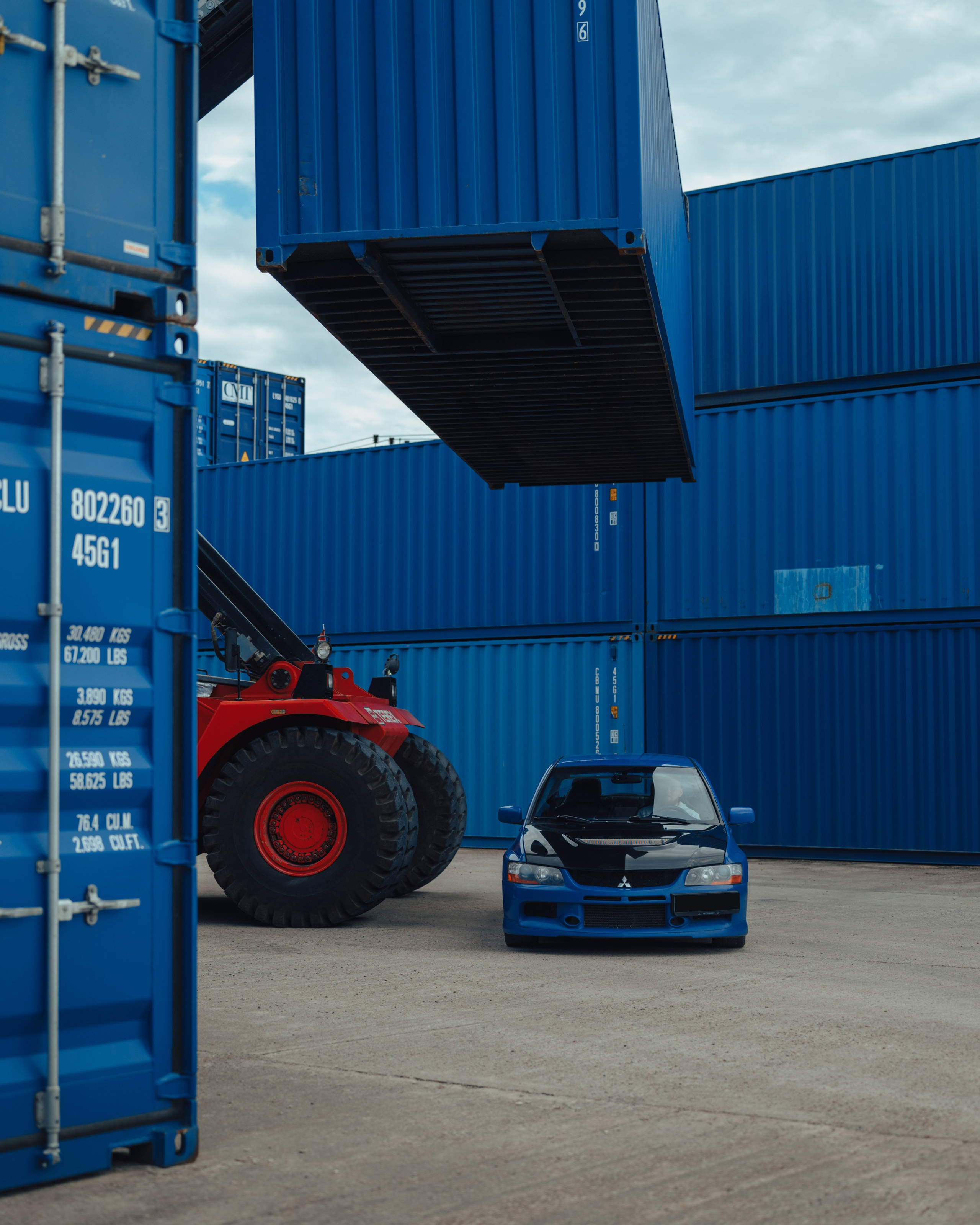 Mitsubishi Lancer Evo VIII. DeLorein