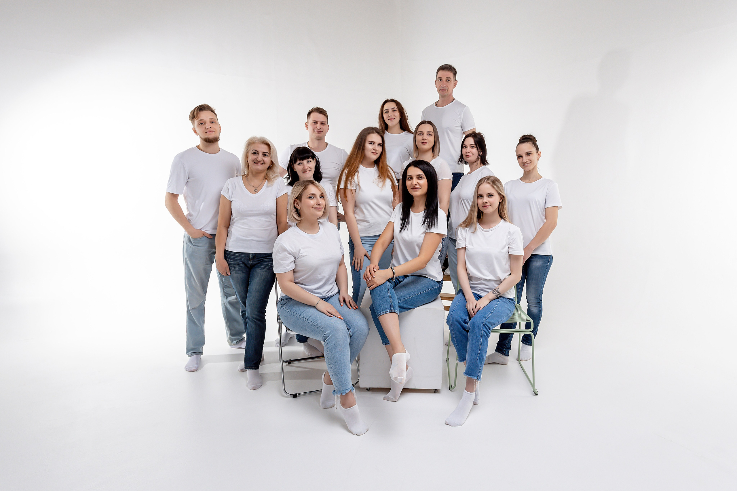 СЪЁМКА КОЛЛЕКТИВА В СТУДИИ. Свадебный фотограф в Воронеже Ирина Кривцова