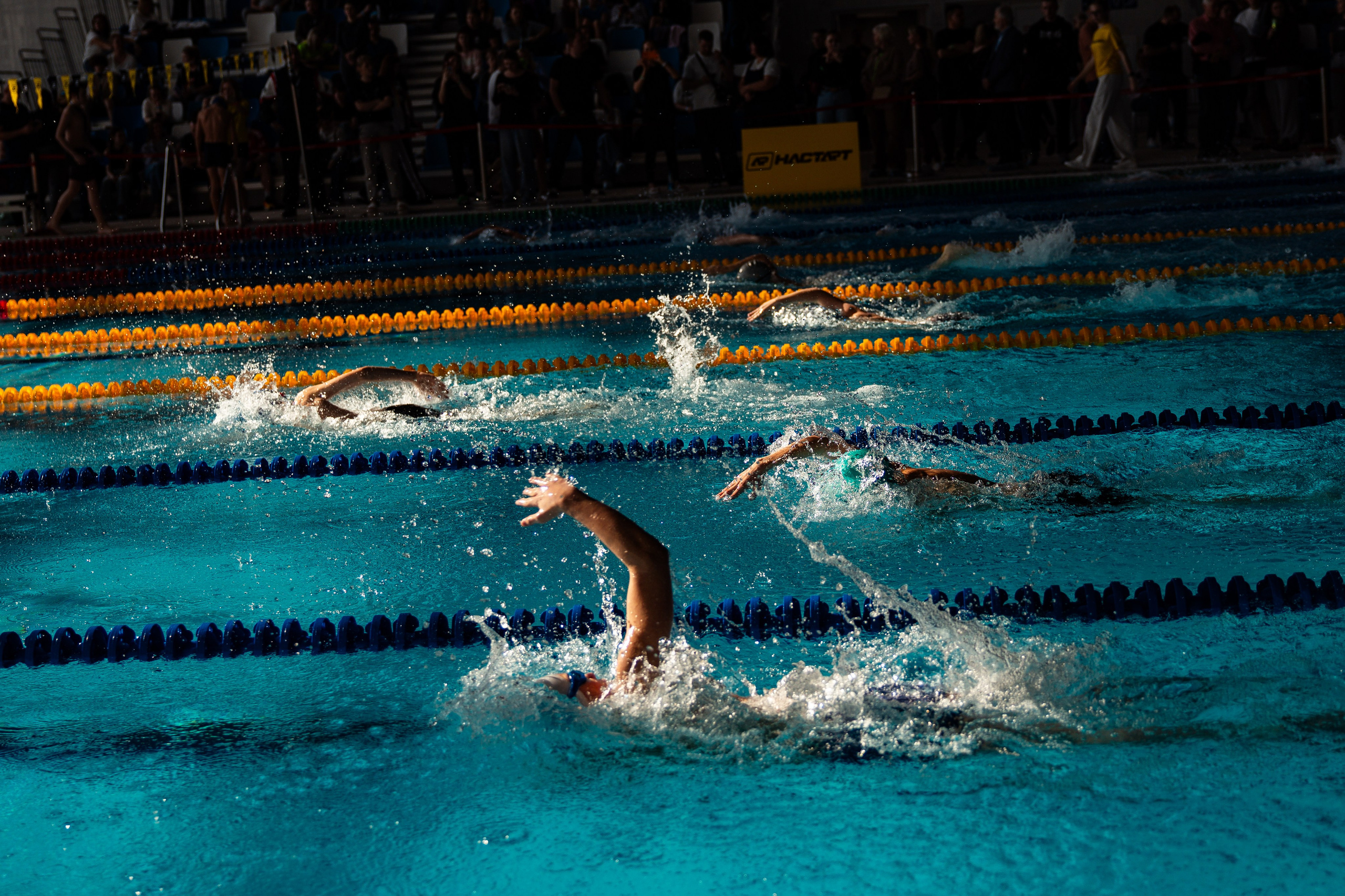 Второй тур Соревнований по плаванию «НАСТАРТ» СК «Акватория ЗИЛ». Репортажный фотограф в Москве Измалков Артем