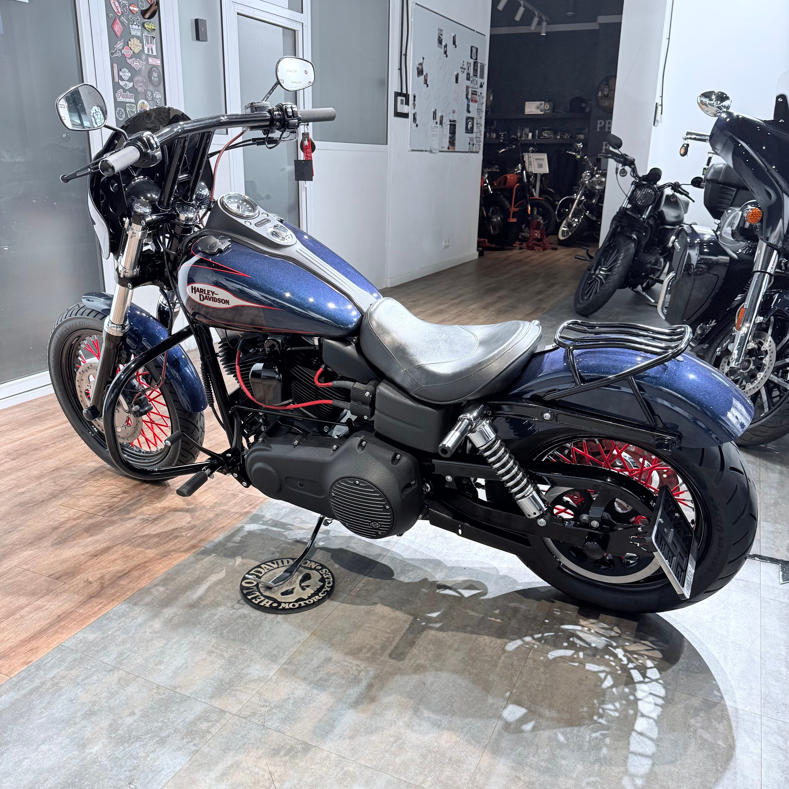 2013 Street Bob АВS Сlub-Style Blue. Hello Davidson, Москва. Только хорошие мотоциклы…