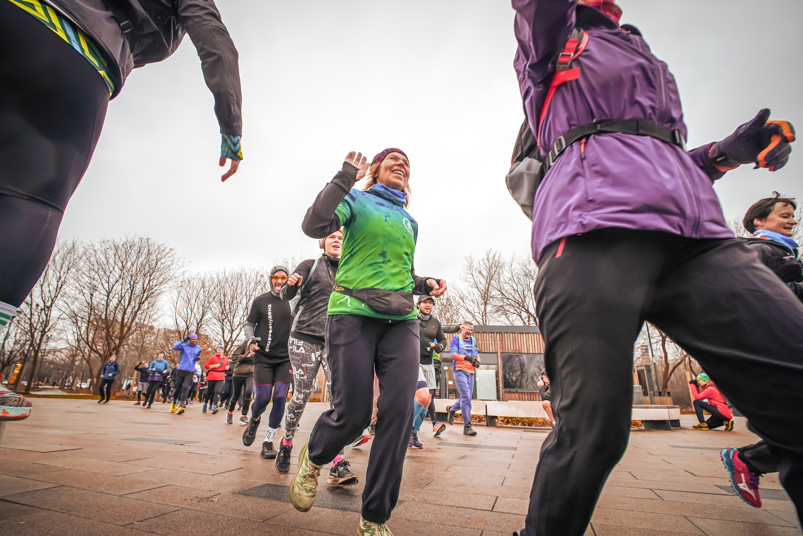 #марафонудома #яuzarun 2024 2-я петля, группа 6:30. Роман Капилюшов. Бег. Фото. Видео. г. Люберцы