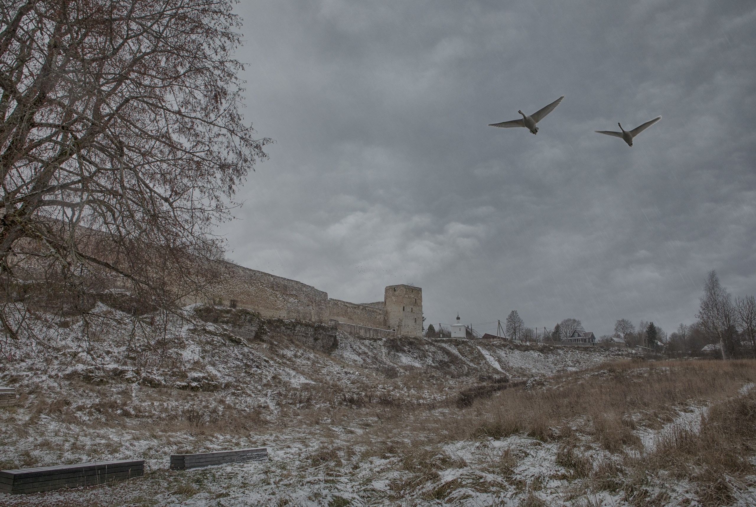 Зимний фототур в Изборск. Фотограф Наталья Туева FineArt съёмка