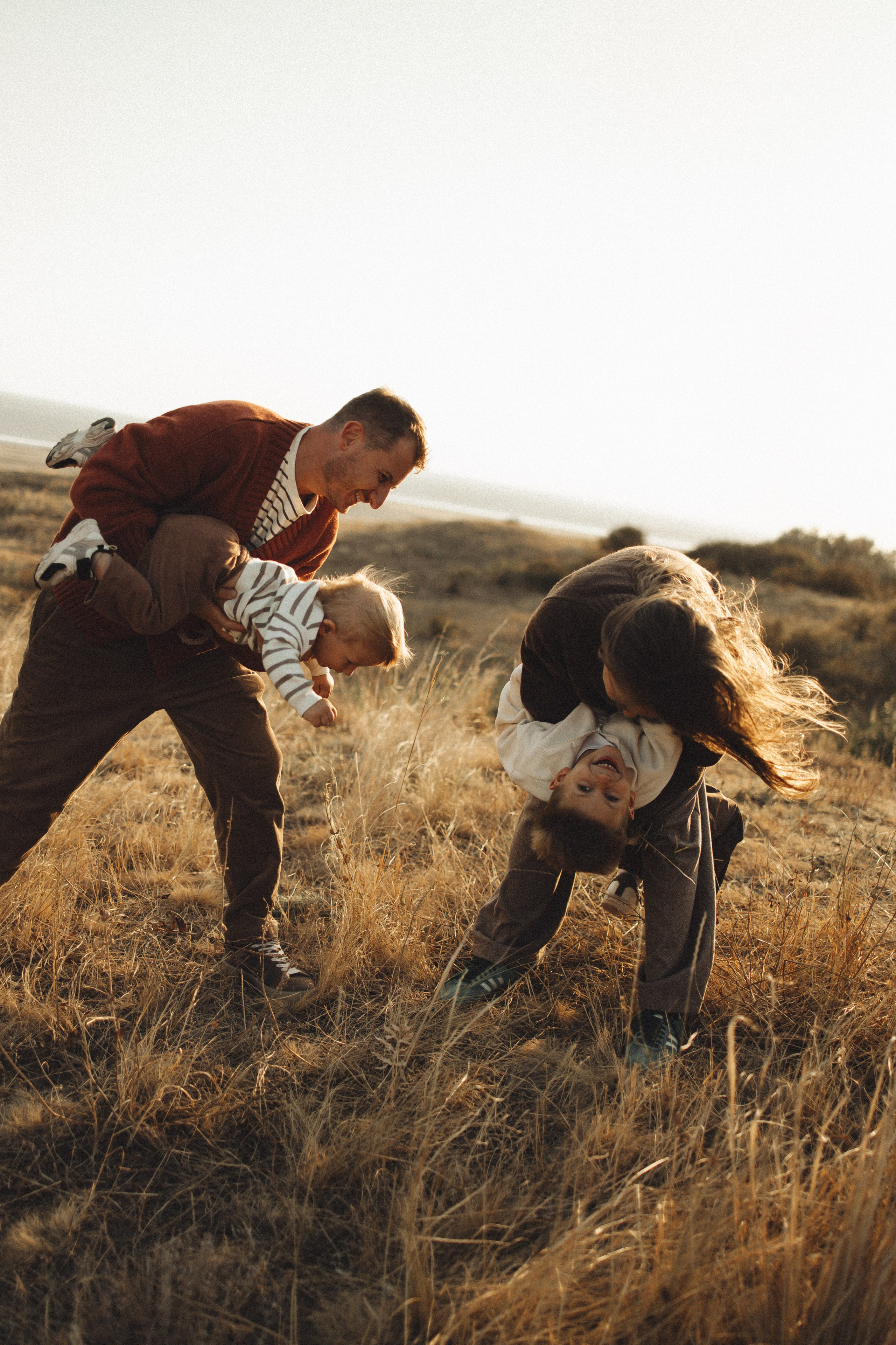Семейная история, закат в Мержаново. Семейный и детский фотограф, таганрог, ростов-на-дону