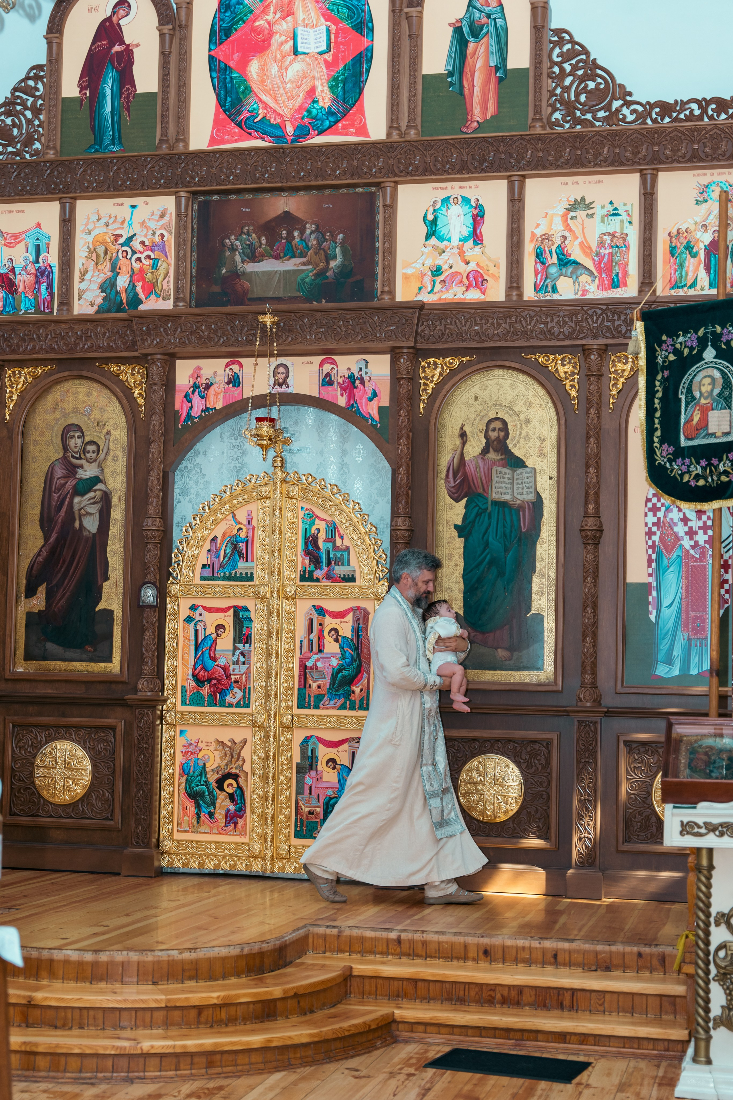Крещение малыша Владимира: начало духовного пути. Фотограф |Ленинск, Волжский, Волгоград| Наталья Савилова