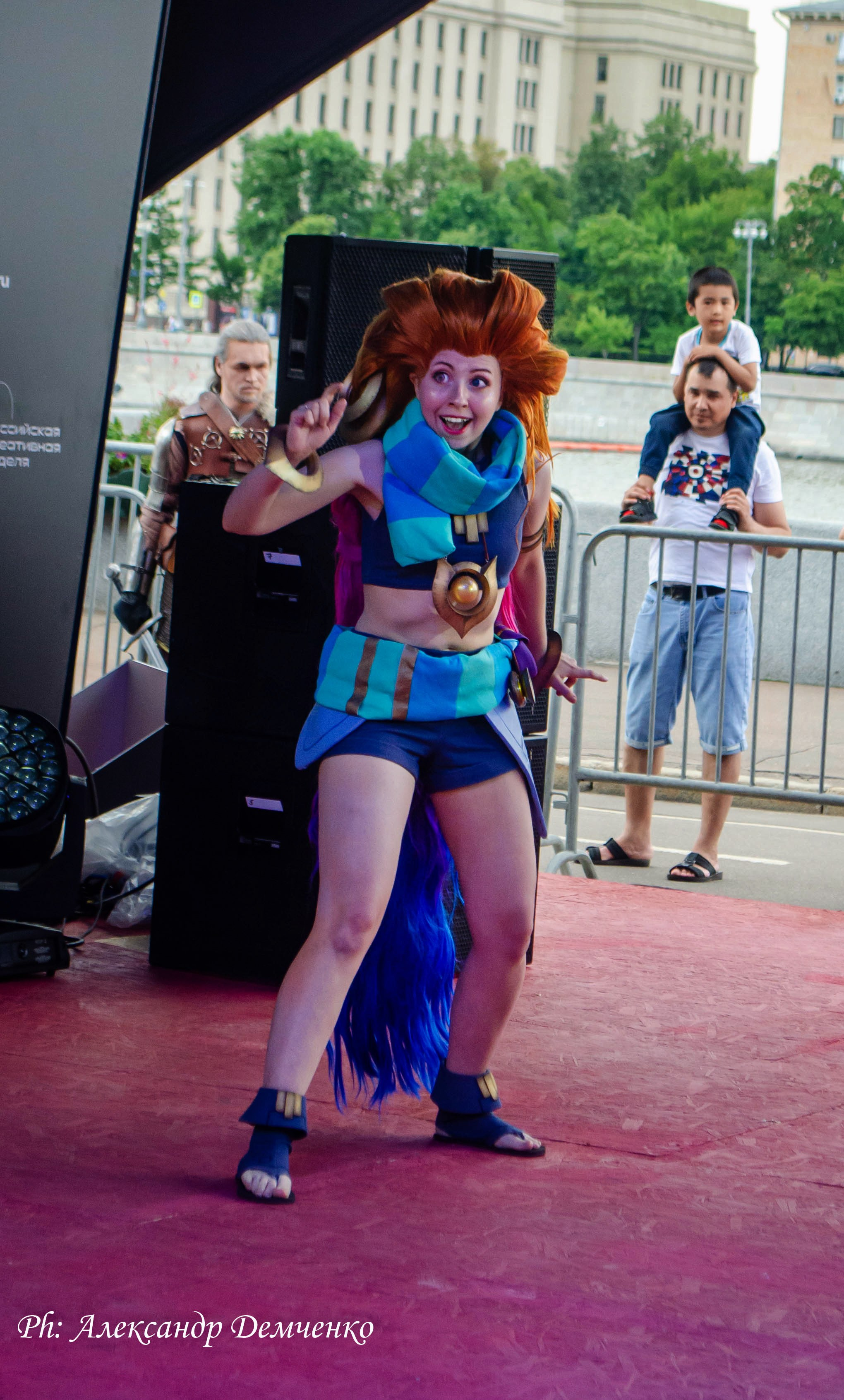 Фотосессия сцены в Москве на разных репортажных мероприятий