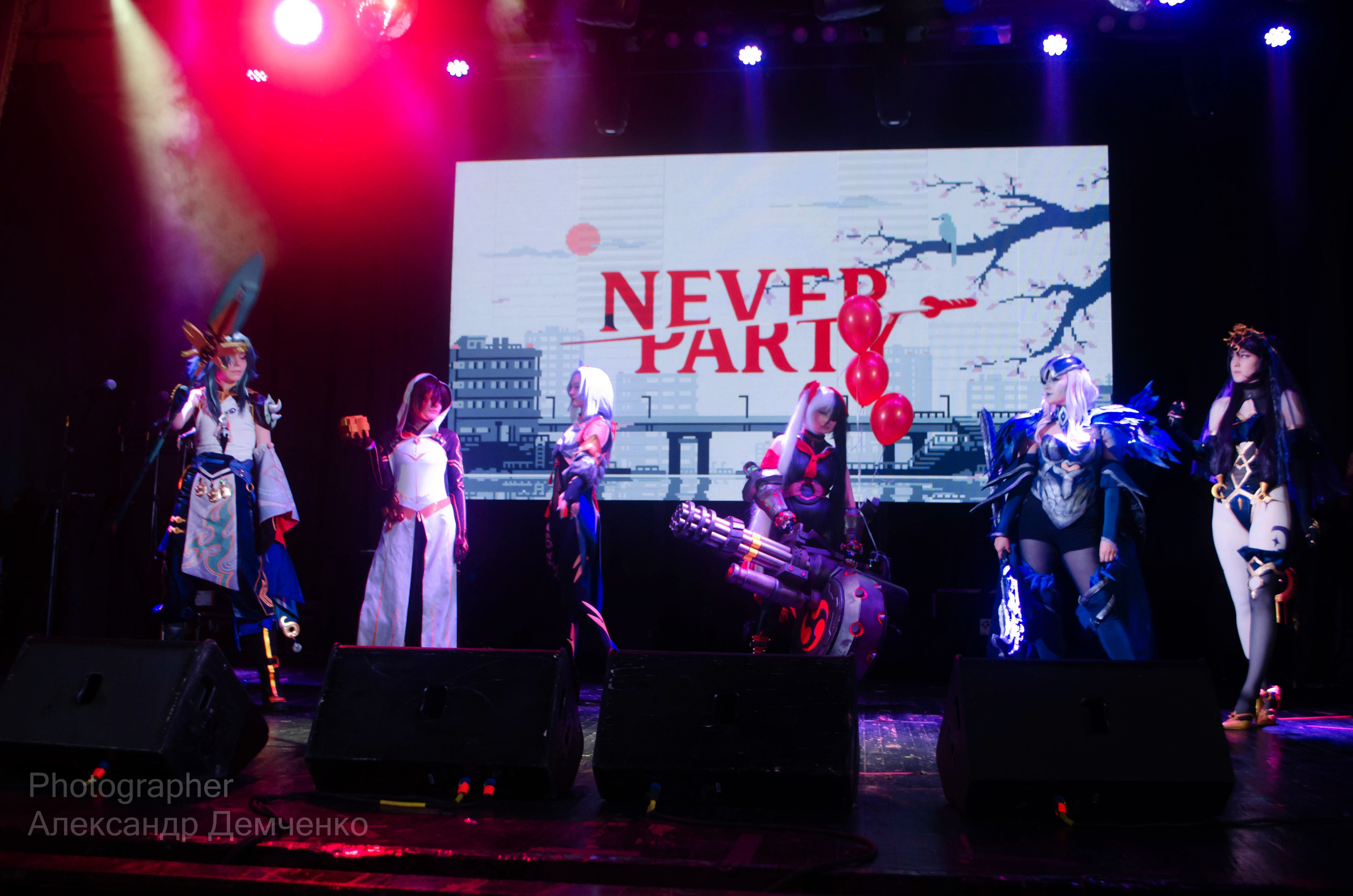 Фотосессия на фестивале косплея Never Party 3.0 в Москва