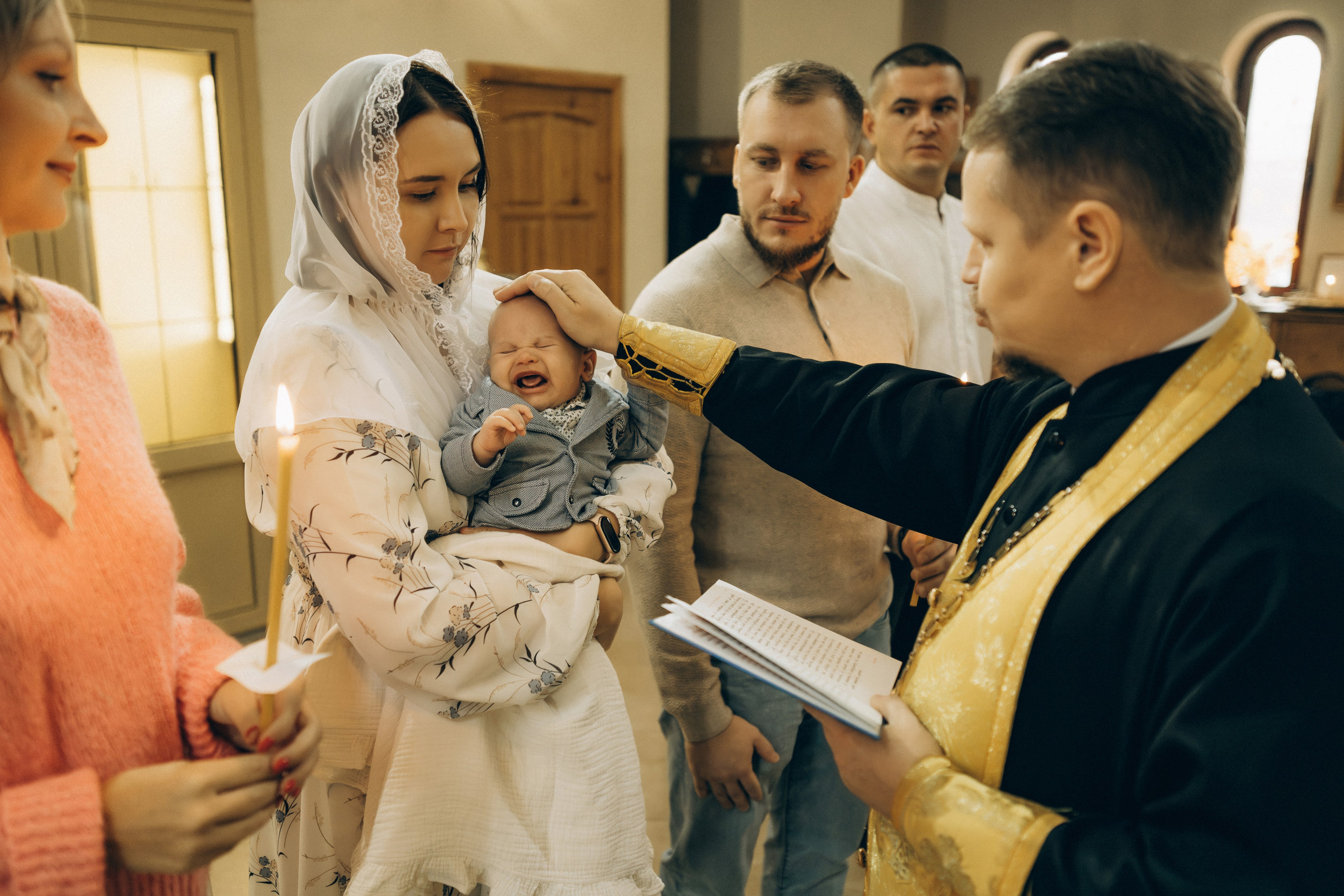 Крещение Дмитрия. Семейный фотограф и детский фотограф в Волгограде Алеся Бутакова — дет