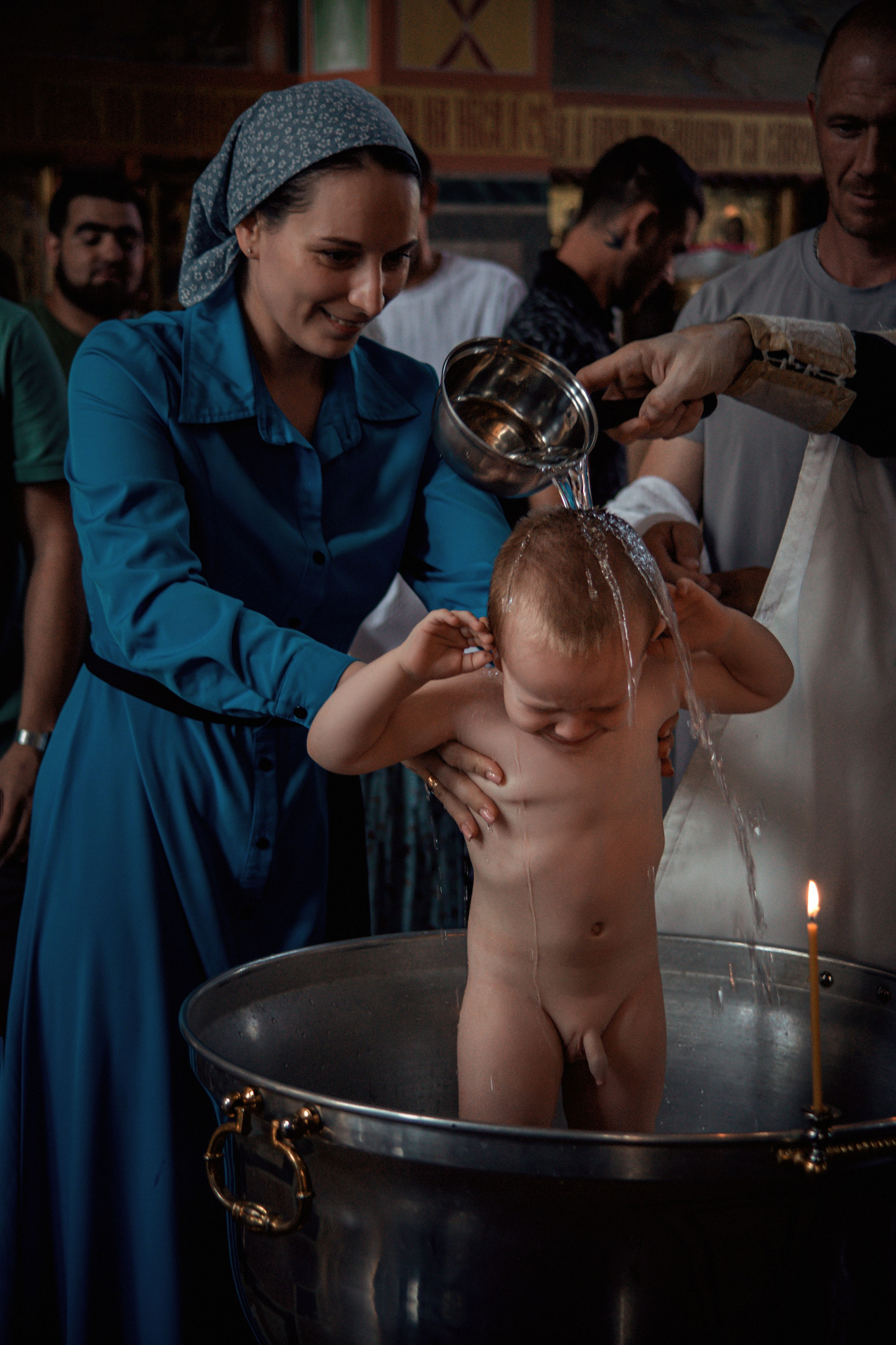 Общее крещение. Семейный и детский фотограф в Москве Ольга Кривенцова