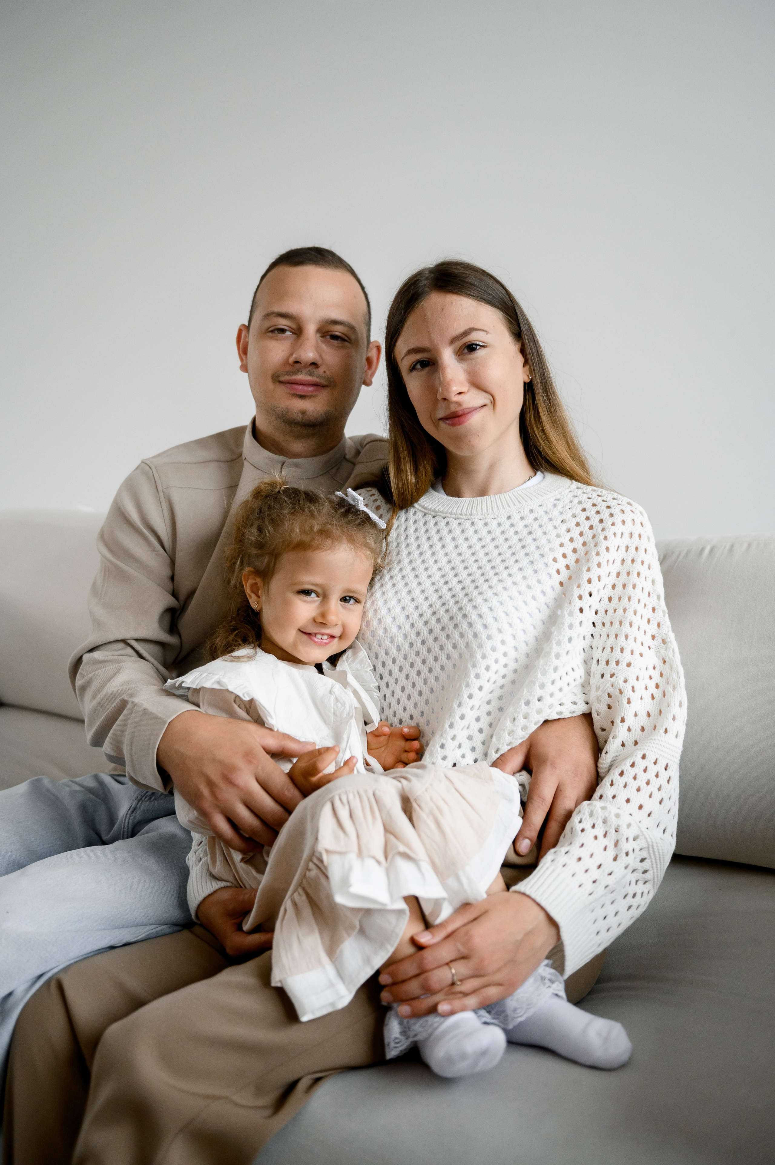 Очаровательная Ева с родителями. Свадебный и семейный фотограф в Ставрополе Роман Иванов